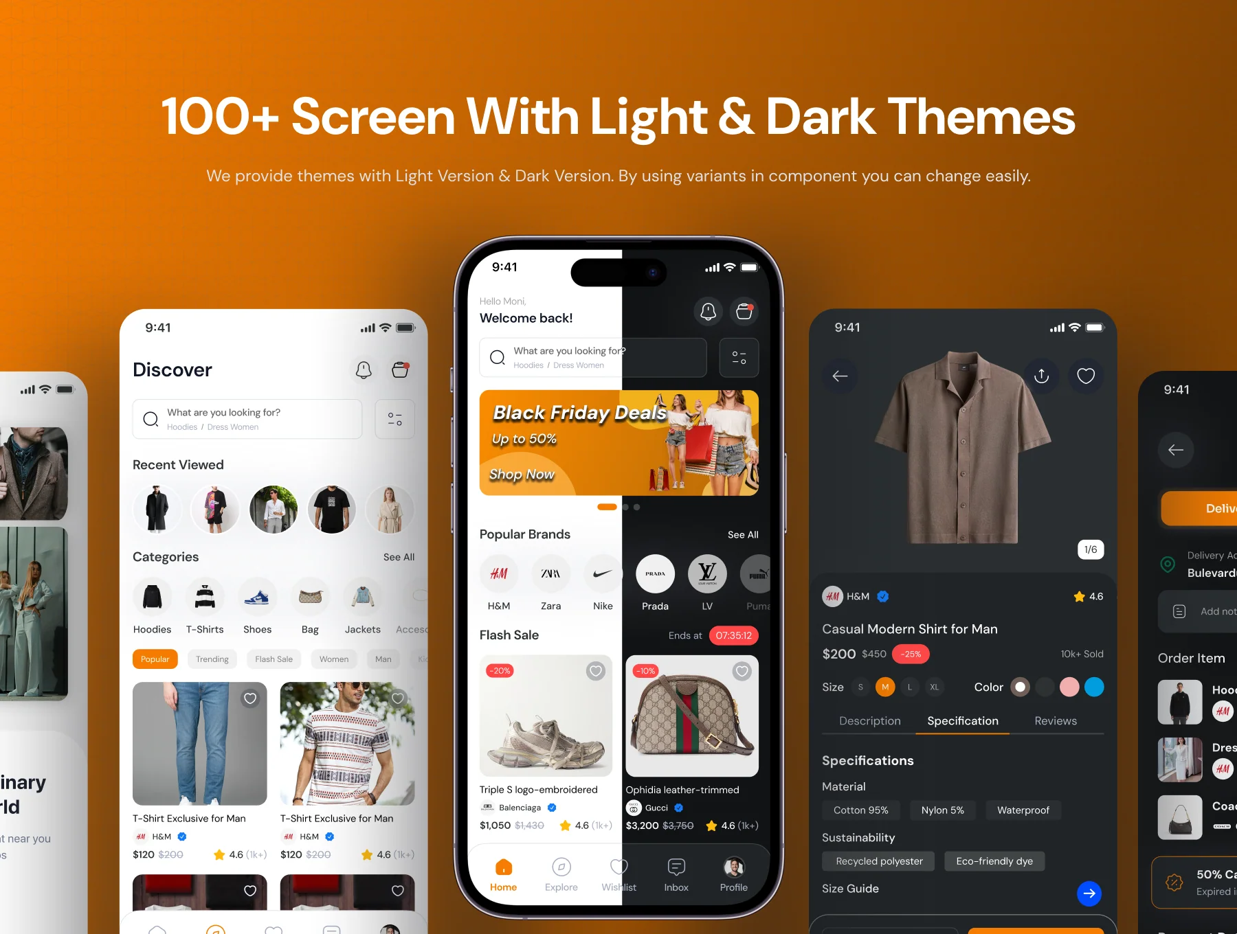 Iminte - Fashion Ecommerce Mobile App UI Kit 3