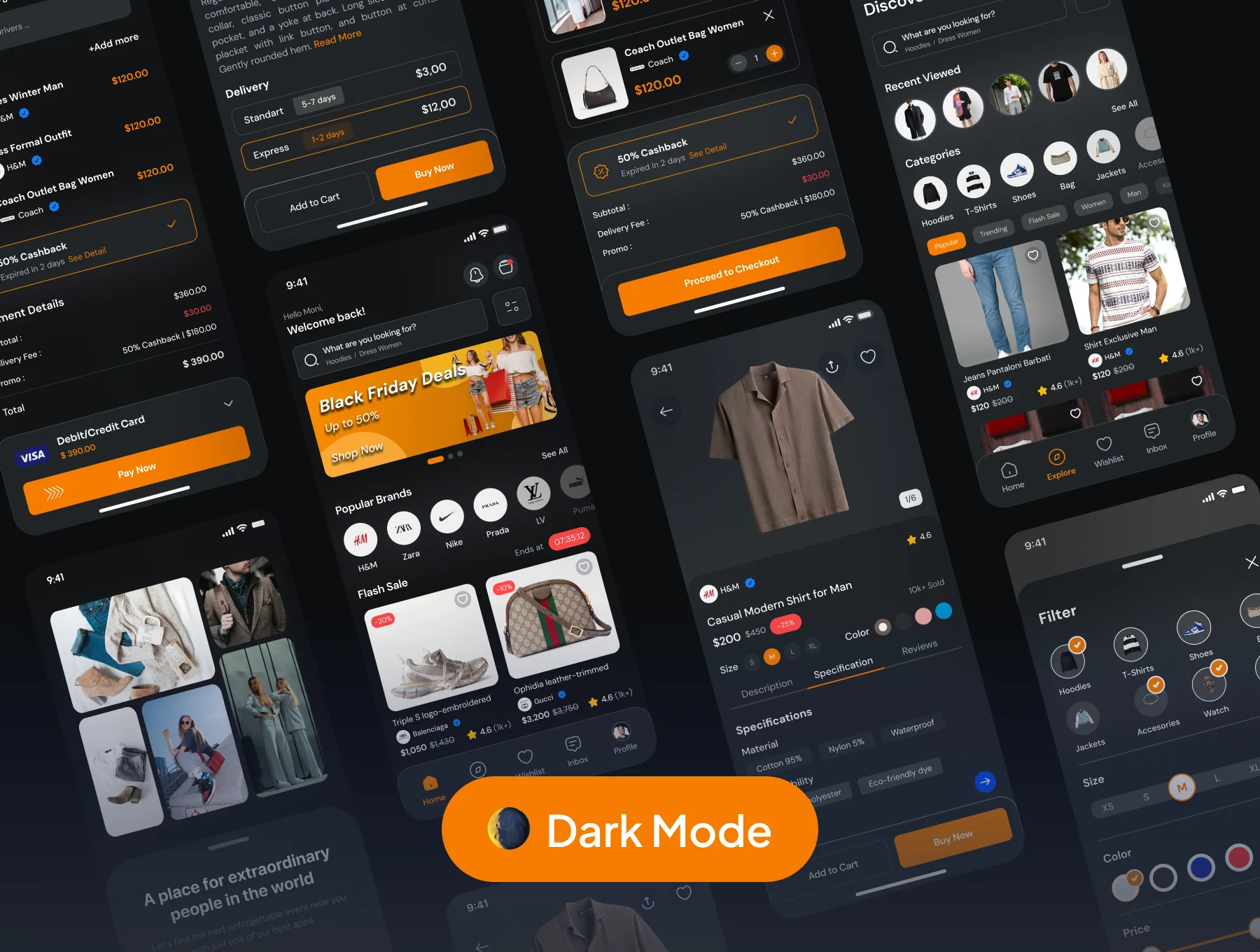 Iminte - Fashion Ecommerce Mobile App UI Kit 6