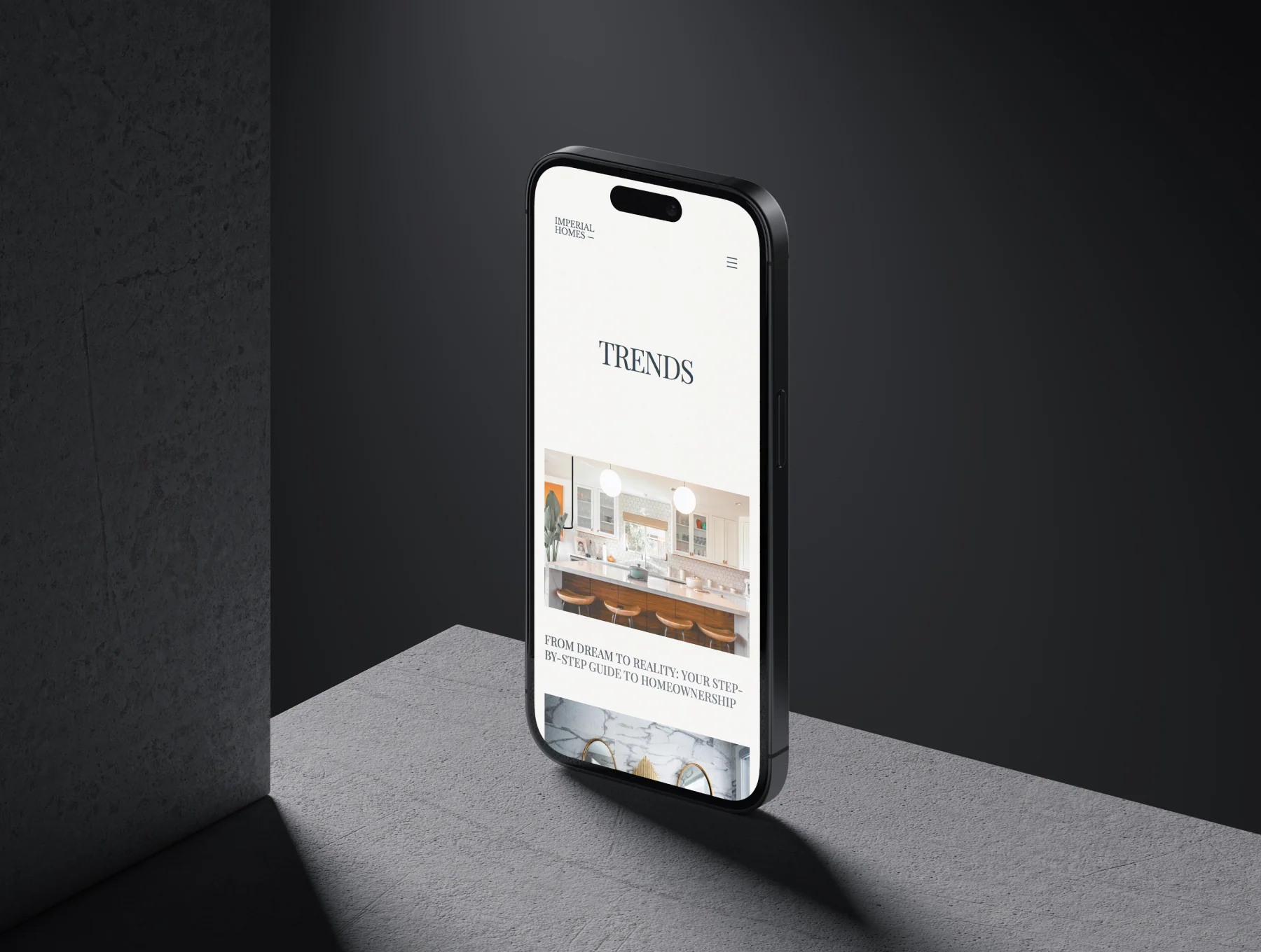 Imperial Homes - Real Estate Framer Template 4