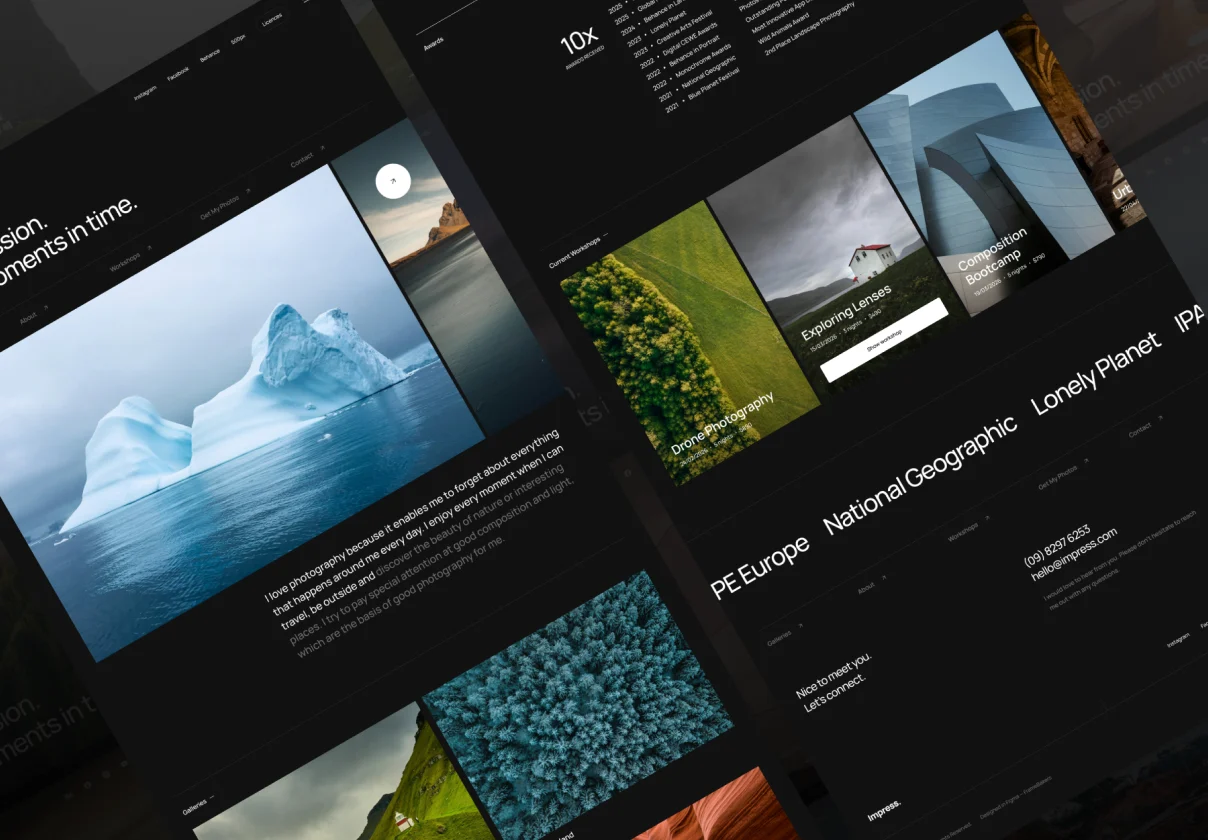 Impress — Framer Template for Photographers