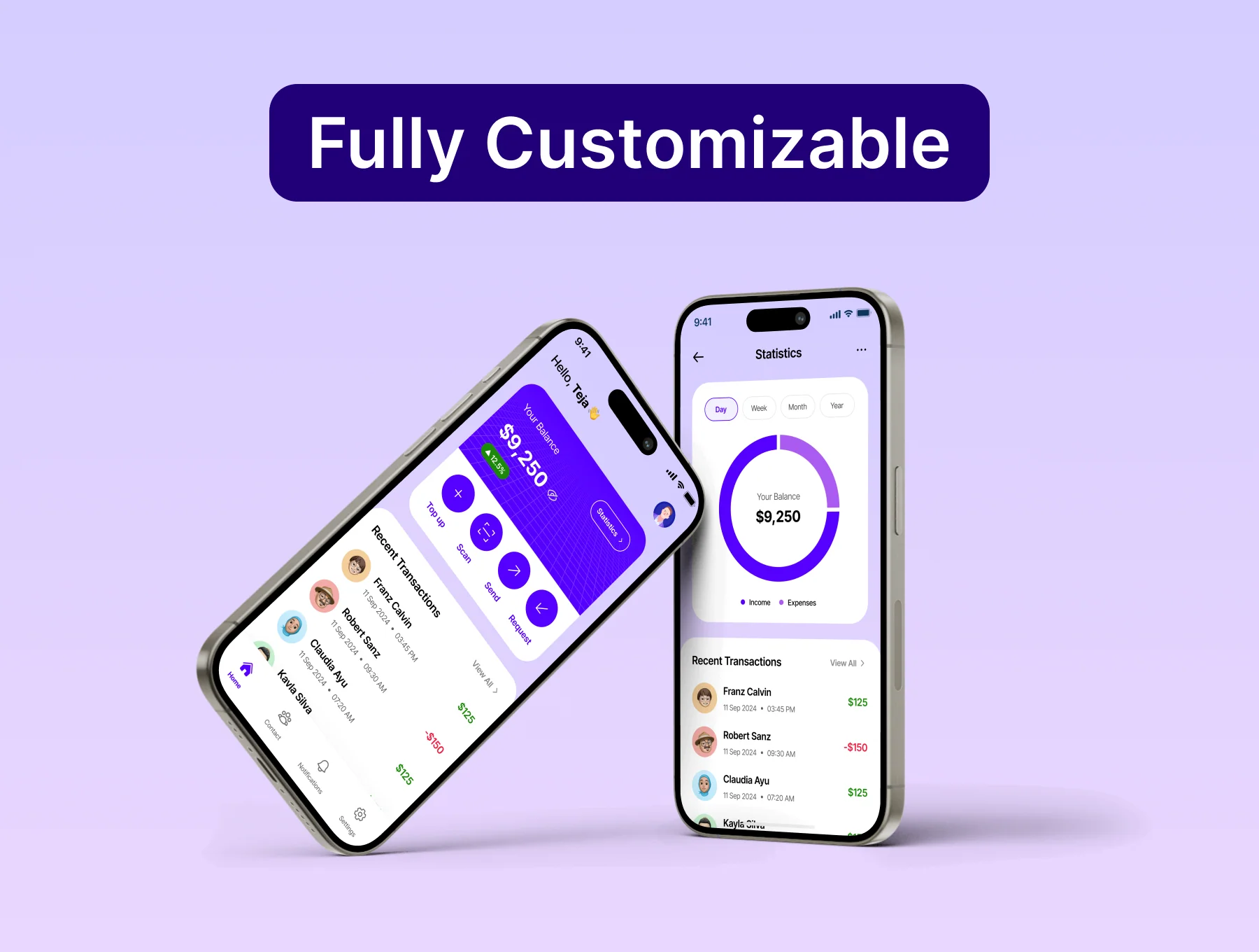 $INANCE - Finance App UI Kit 4