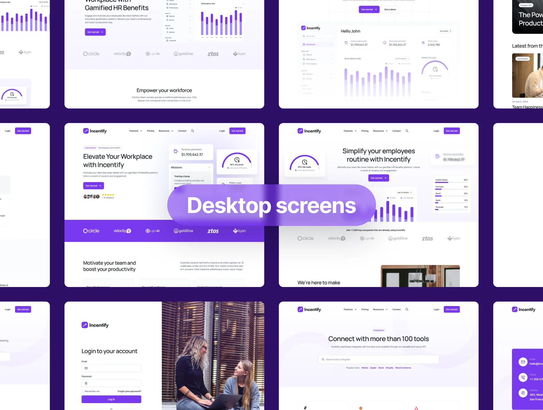 Incentify - Framer and Figma Template 5