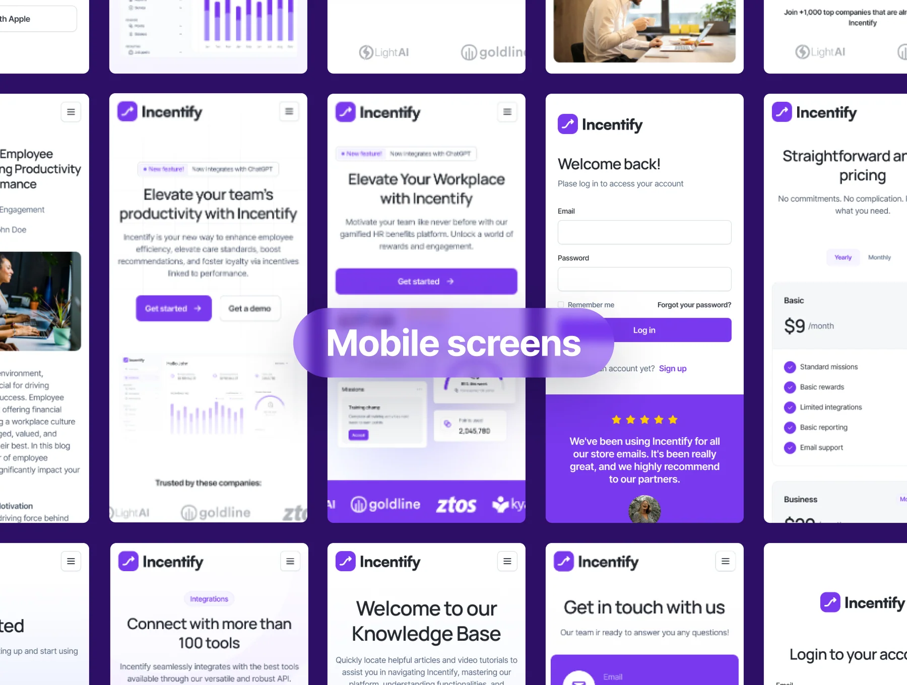 Incentify - Framer and Figma Template 6