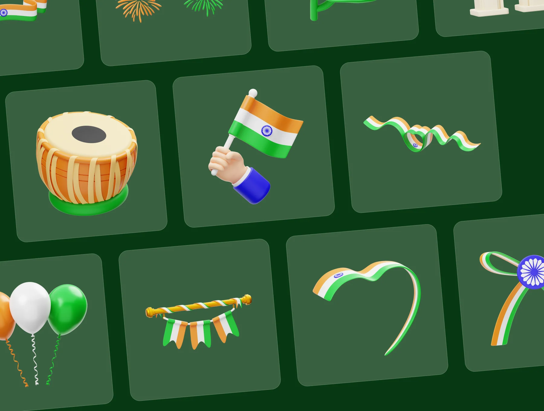 India 3D Icon 6