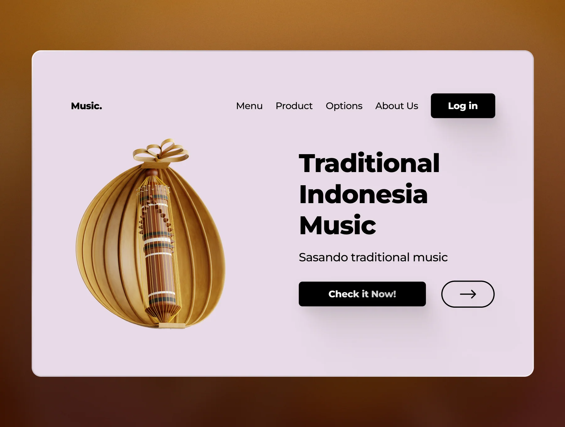 Indonesia Culture 3D Icon Set 4