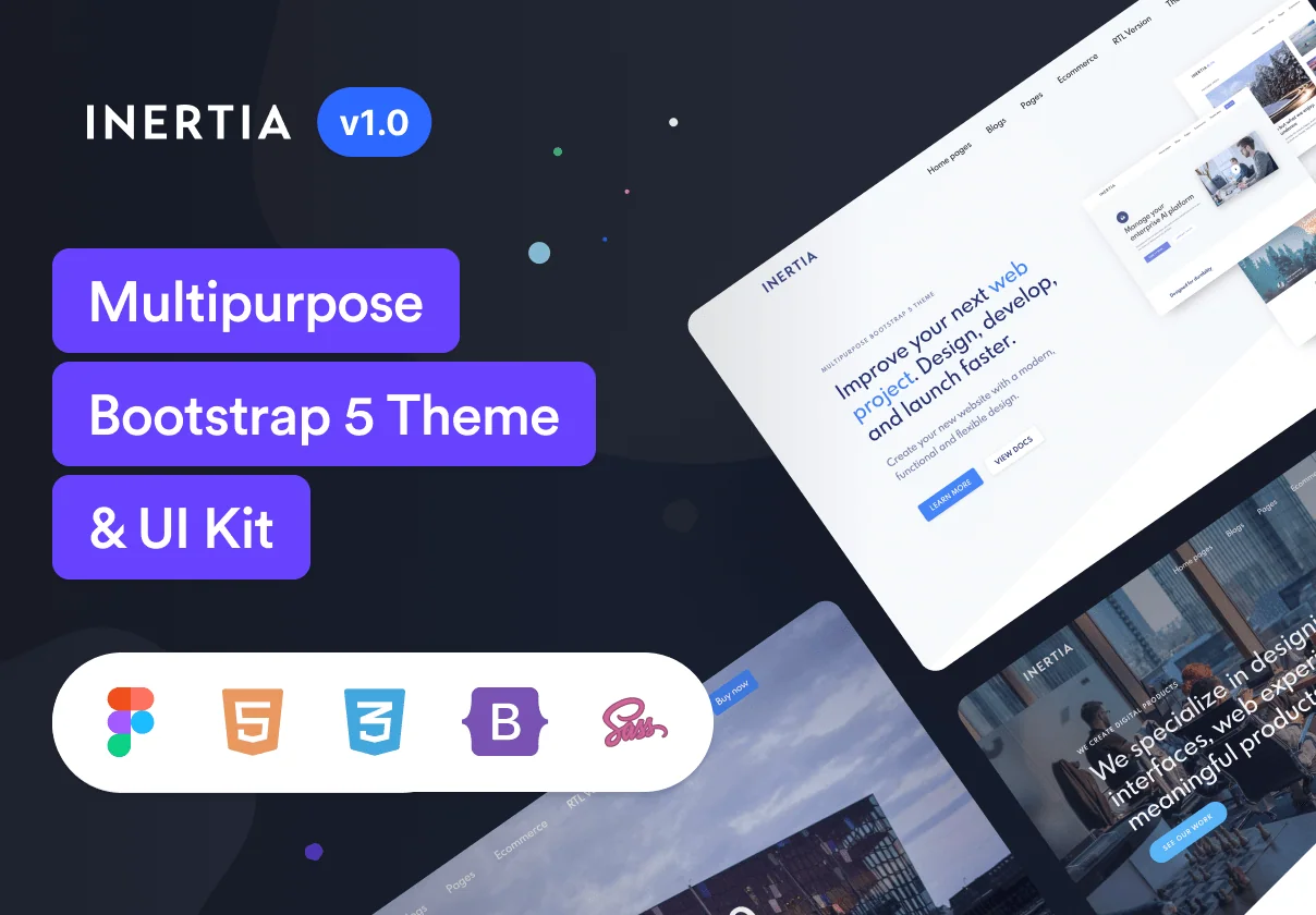 Inertia Multipurpose Bootstrap 5