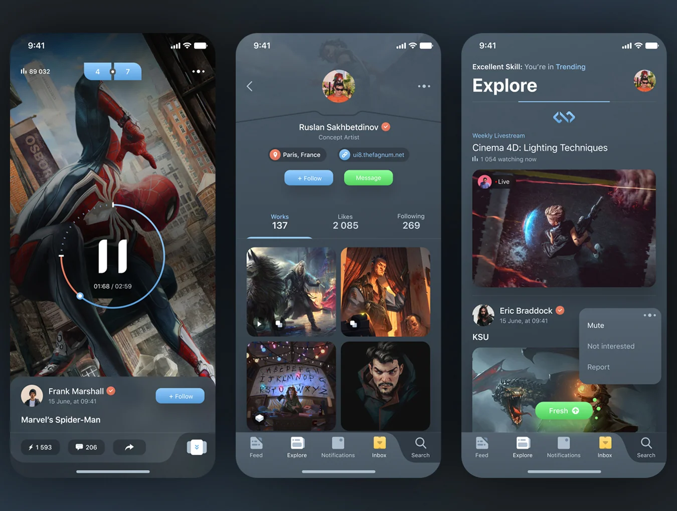 Infinite Portfolio UI Kit 2
