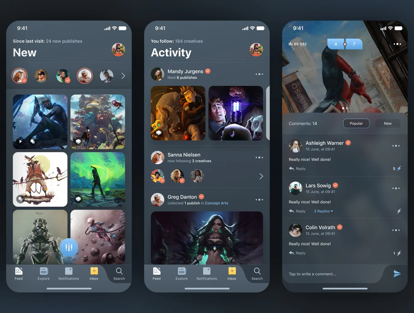 Infinite Portfolio UI Kit 4