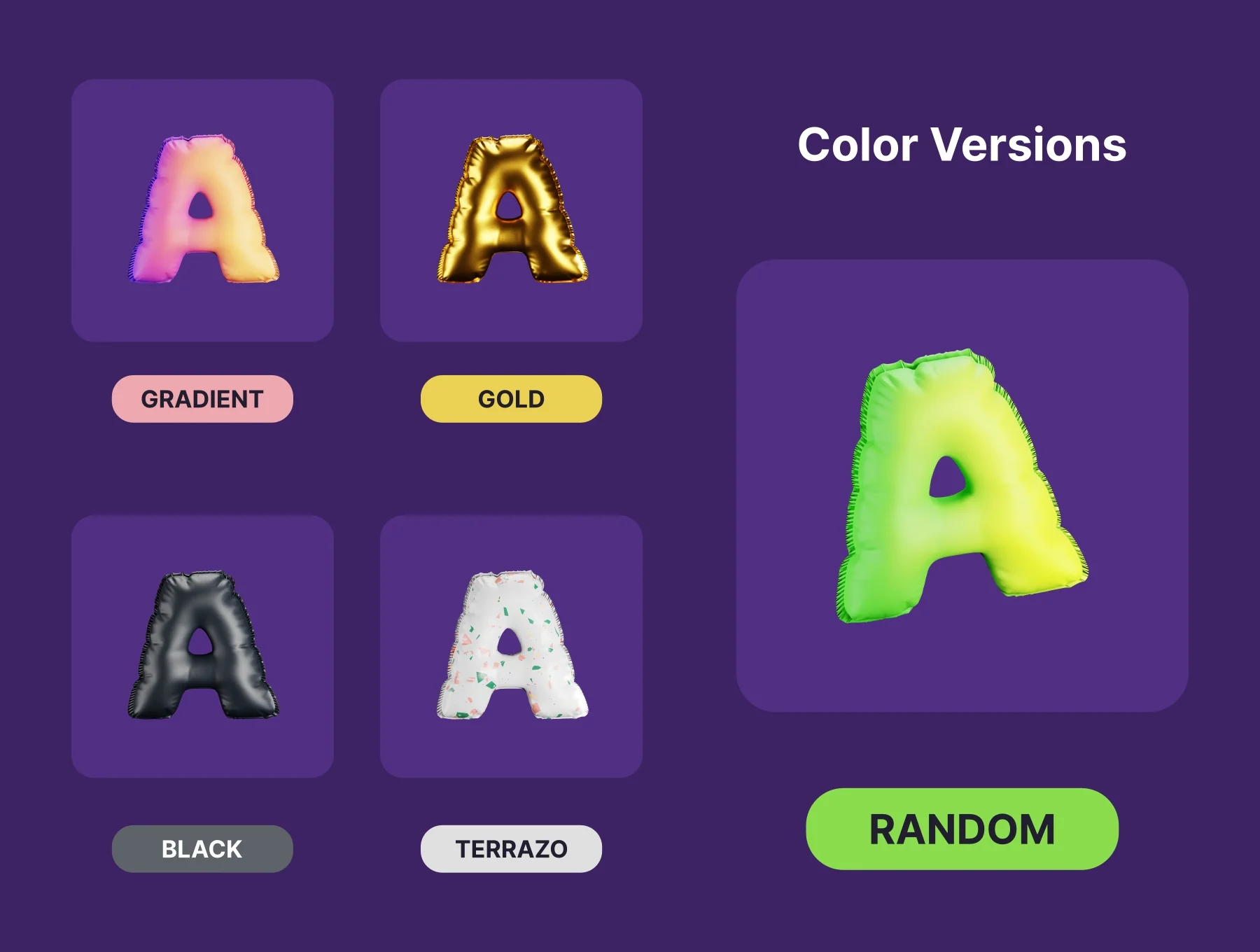 Blame! Inflatable 3D Font 3