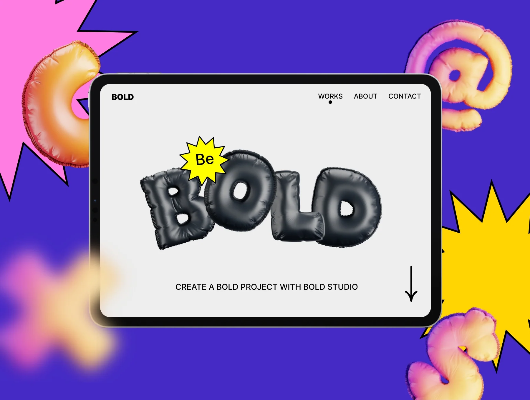 Blame! Inflatable 3D Font 5