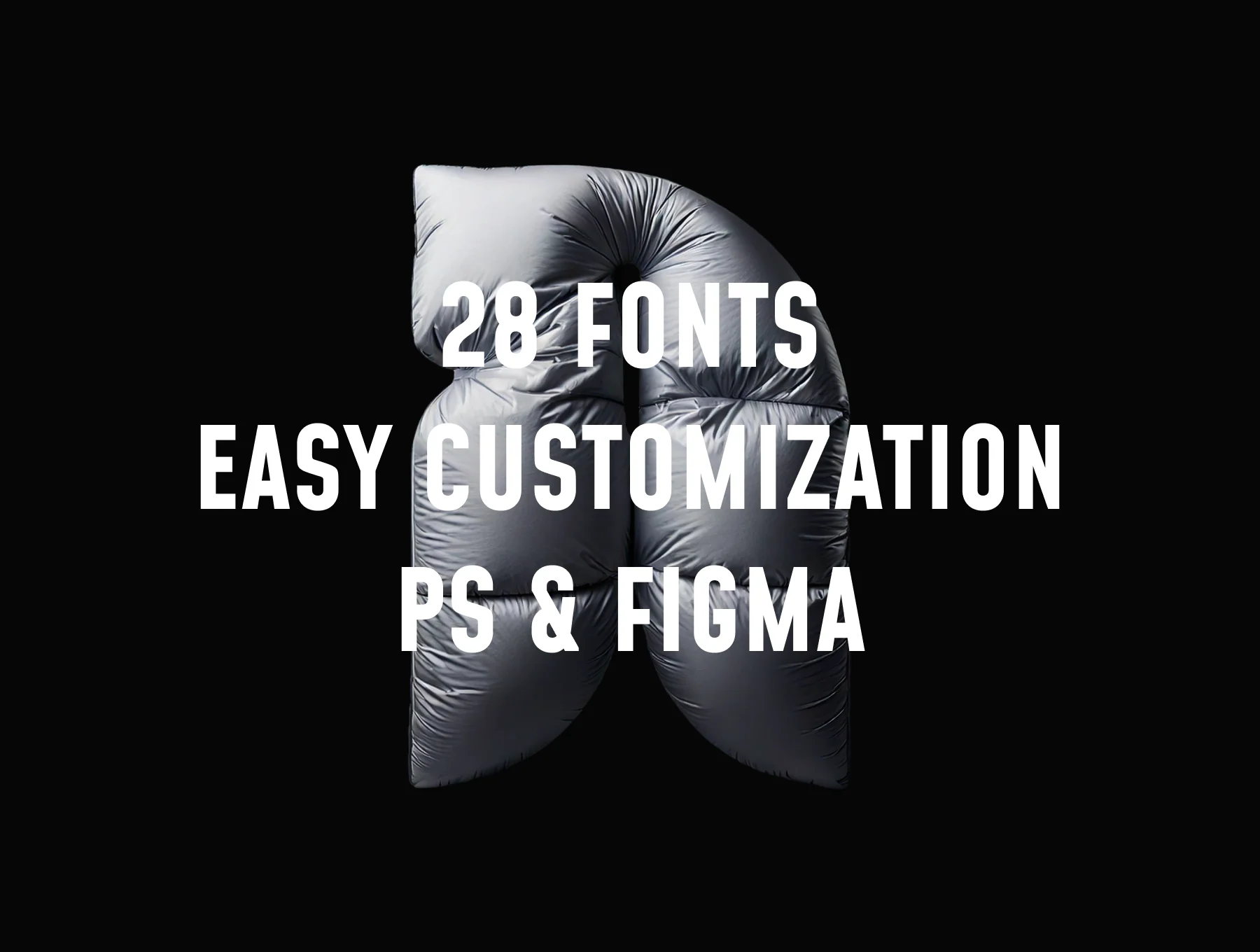 Inflated 3D Puffy Fonts Vol.01 4