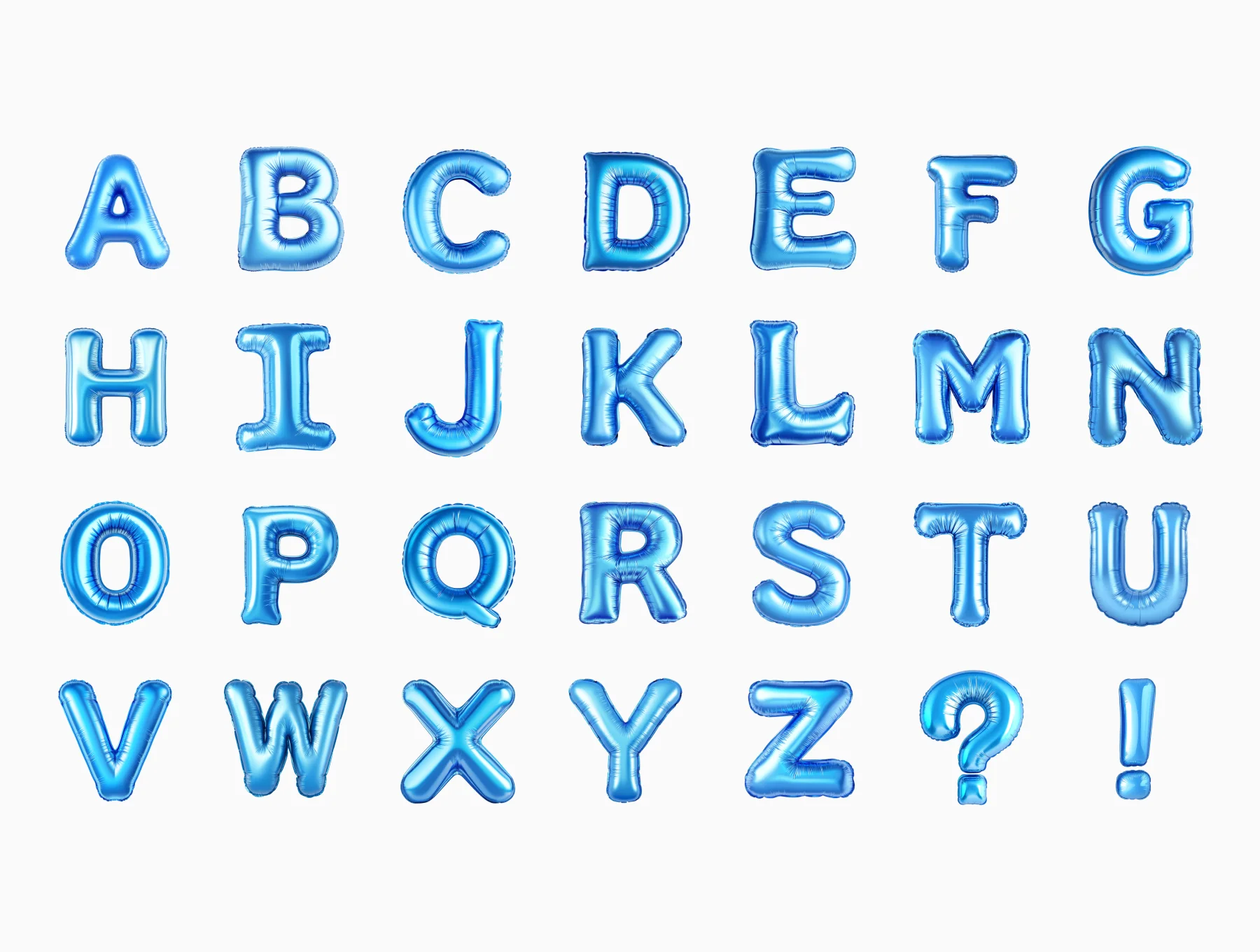 Inflated 3D Puffy Font 2