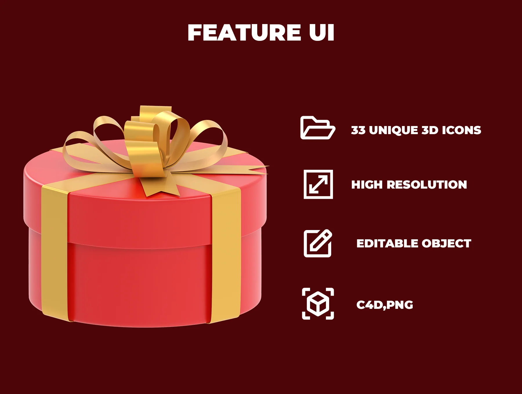 Christmas Collection 3D Icon Pack 2