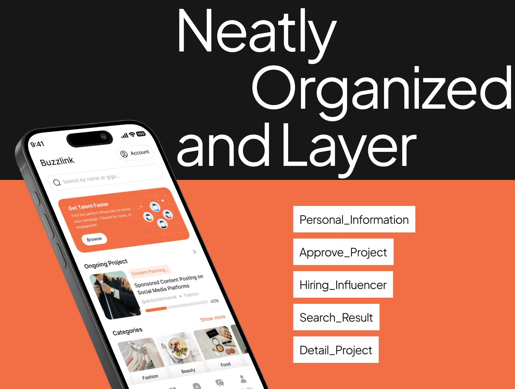 Influencer Mobile App UI Kit 3