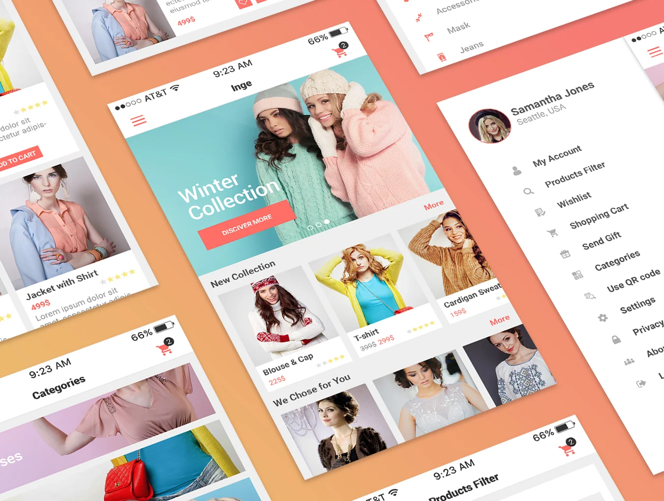 Inge E-Commerce UI Kit 2
