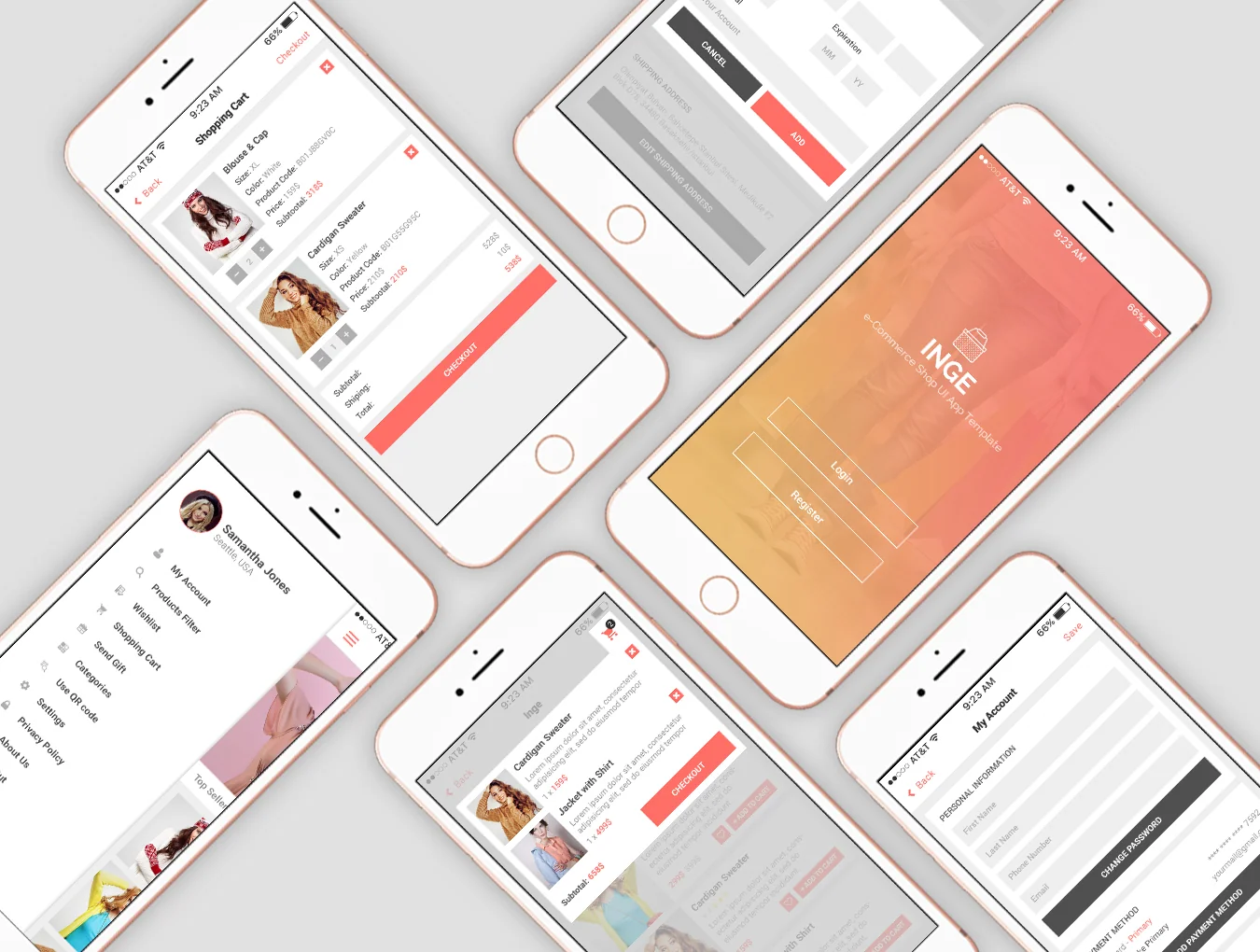 Inge E-Commerce UI Kit 6