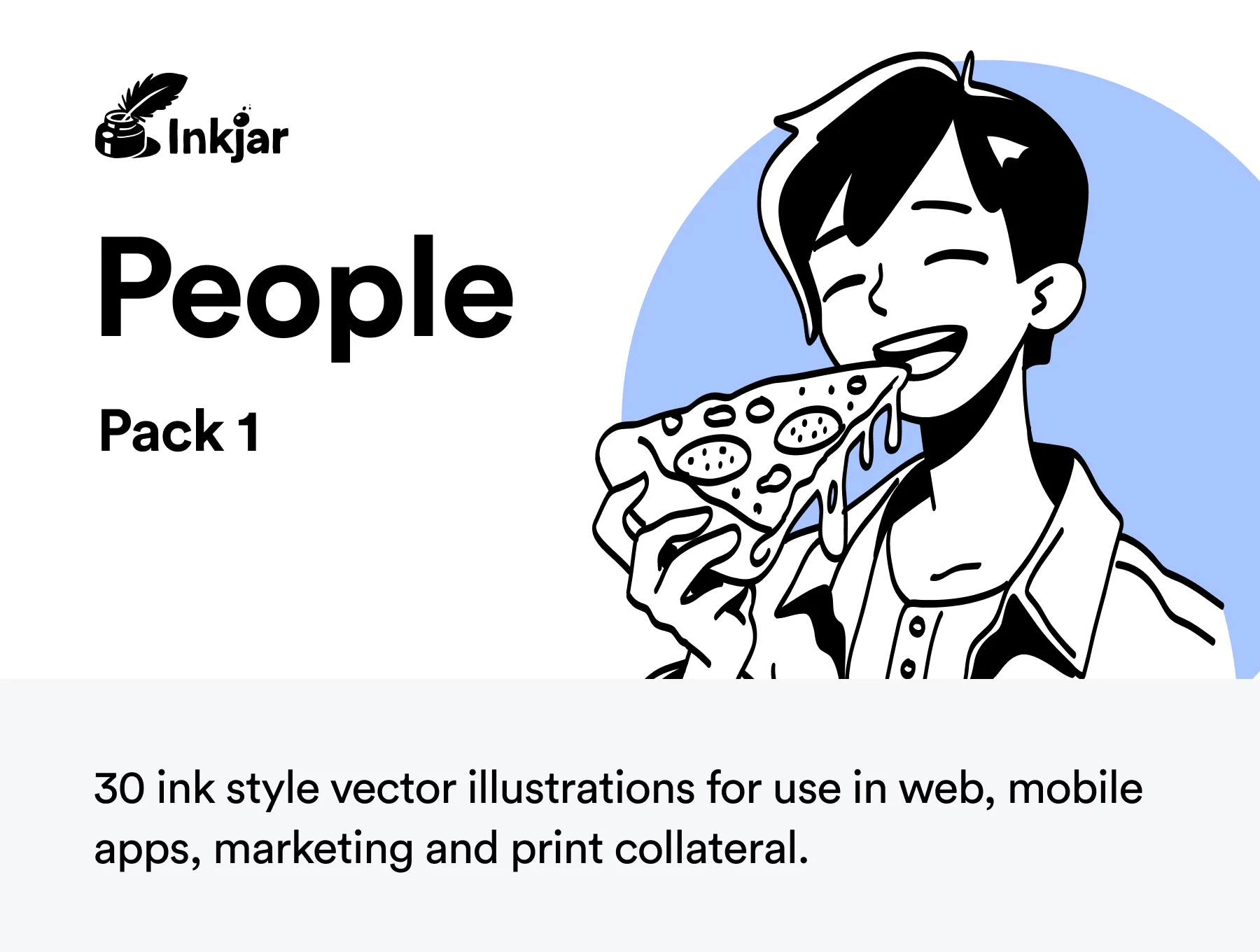 InkJar People Illustrations - Pack 1