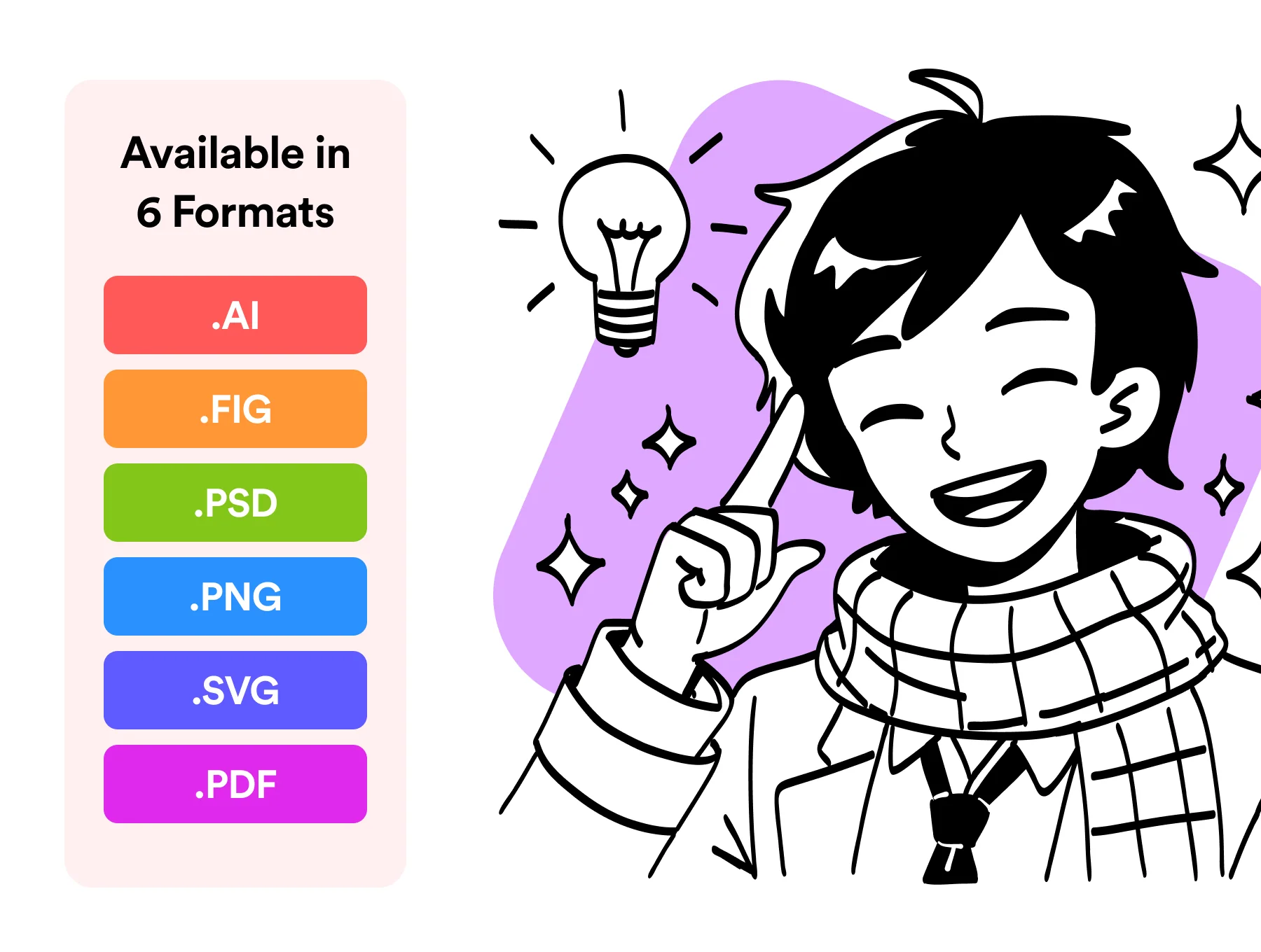 InkJar People Illustrations - Pack 1 2