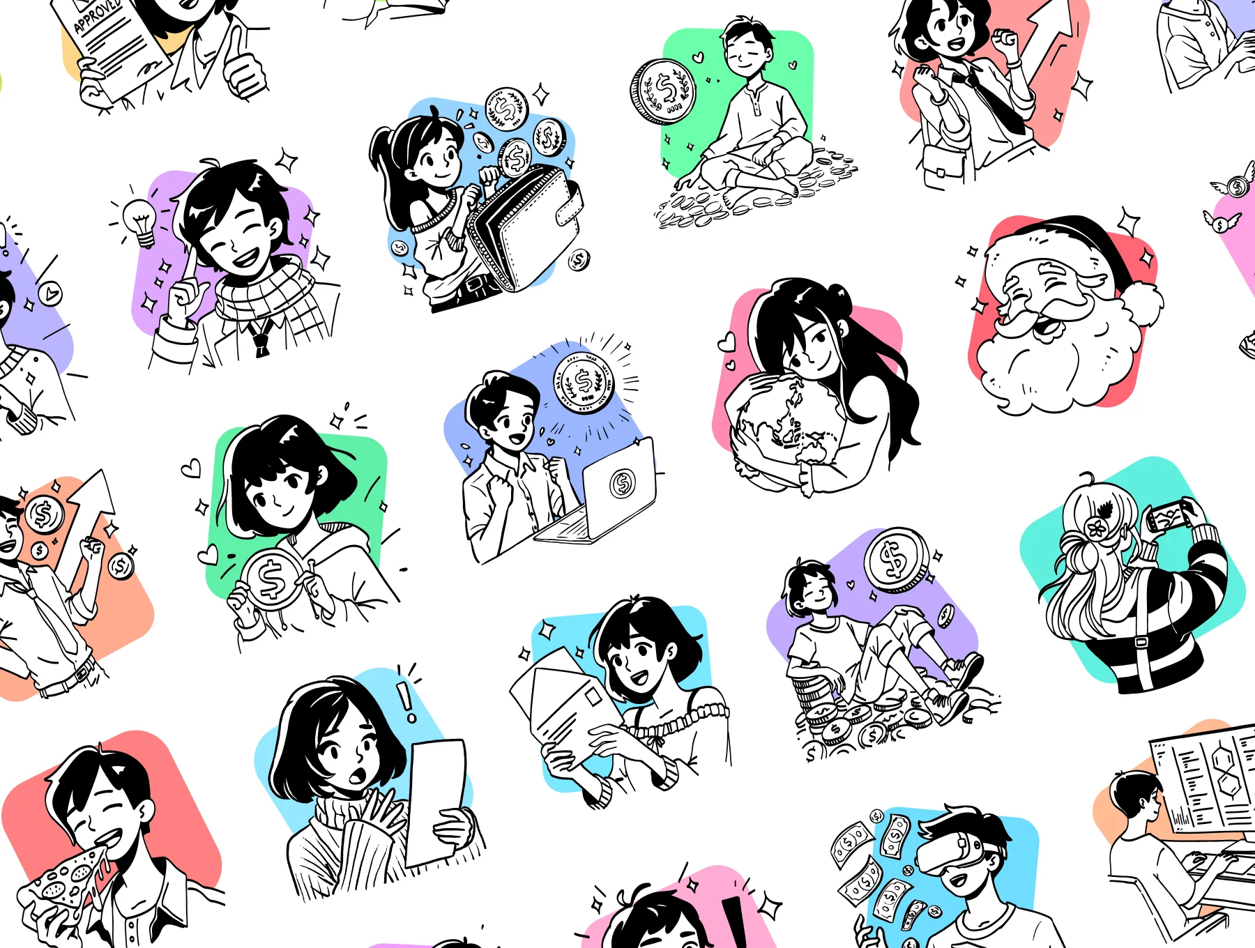 InkJar People Illustrations - Pack 1 6