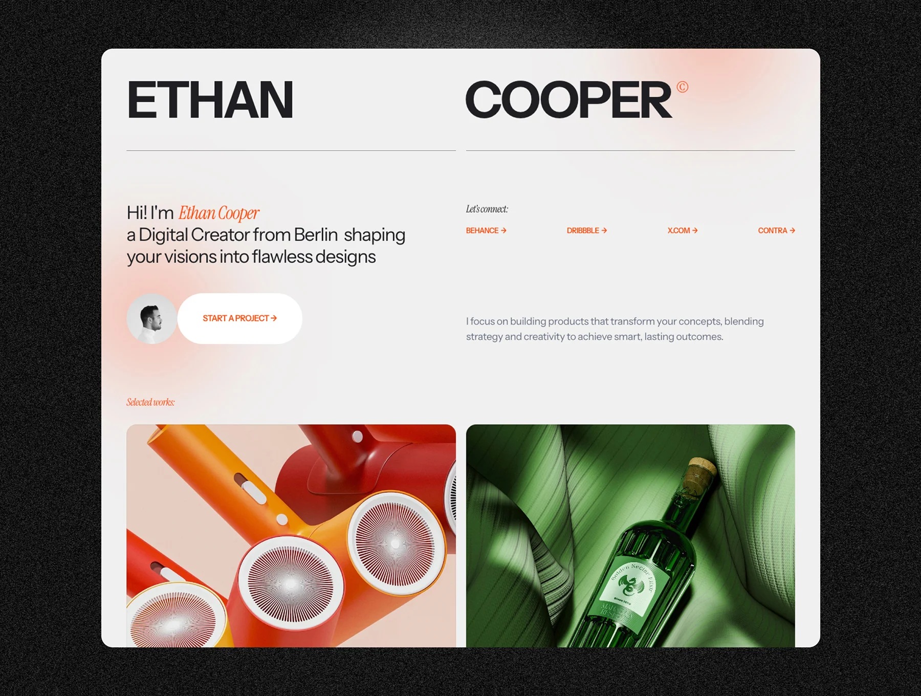 Innoform – Minimalist Framer Template