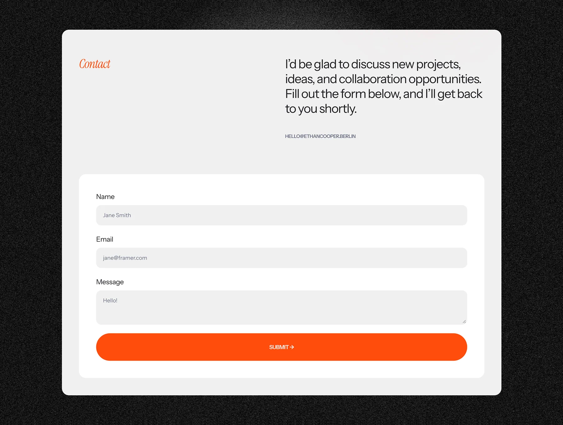 Innoform – Minimalist Framer Template 4
