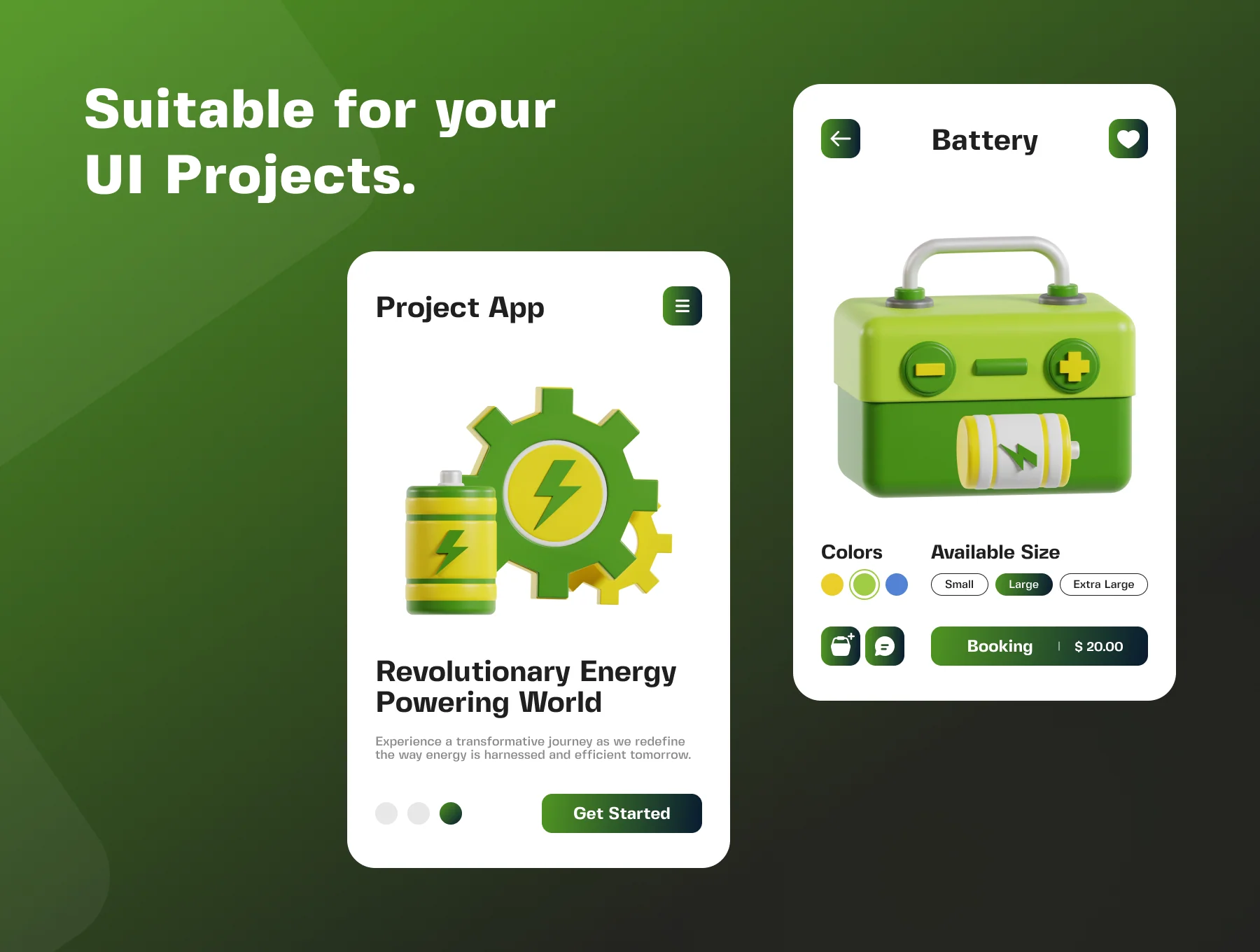 Innovative Energy 3D Icon Pack 5