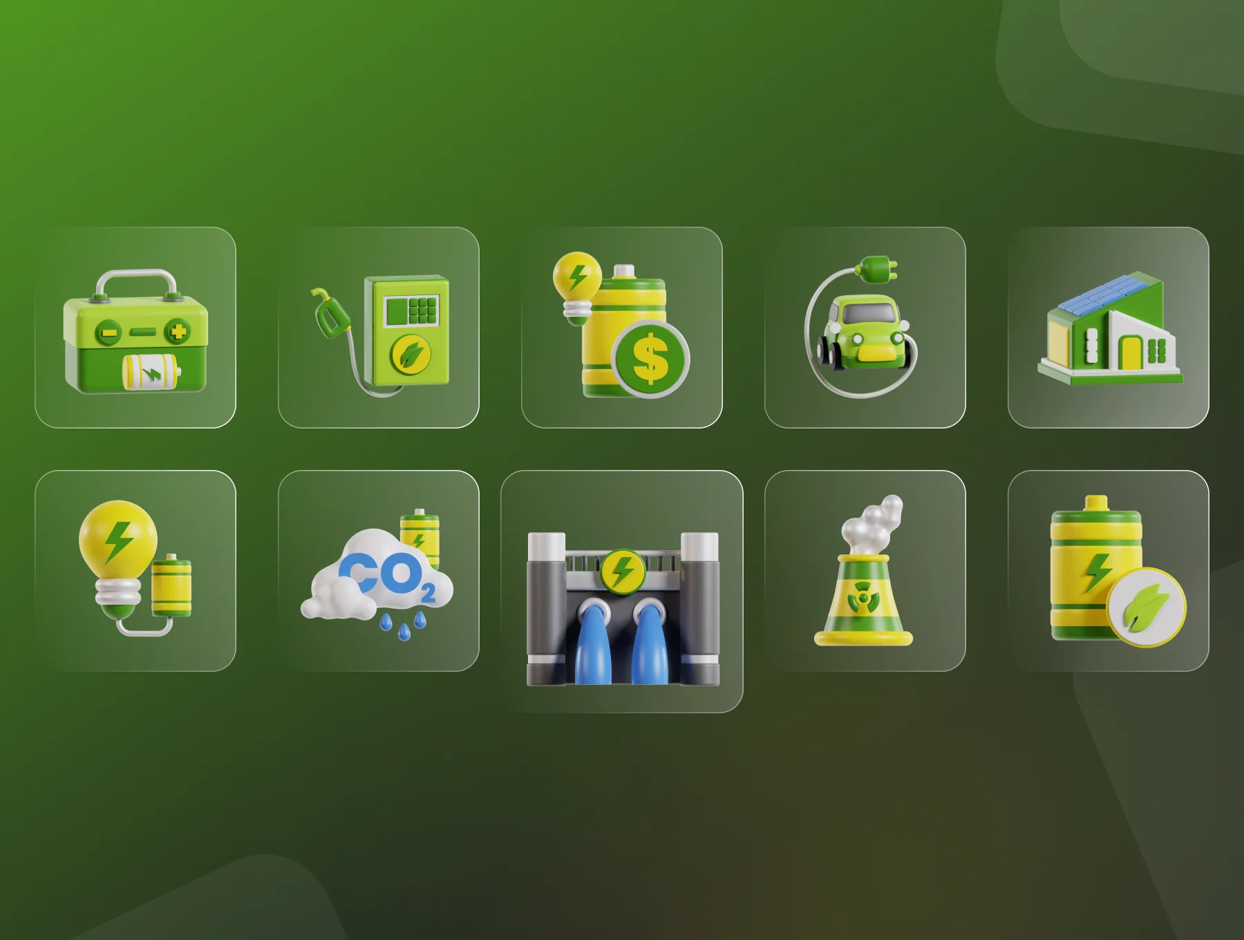 Innovative Energy 3D Icon Pack 7