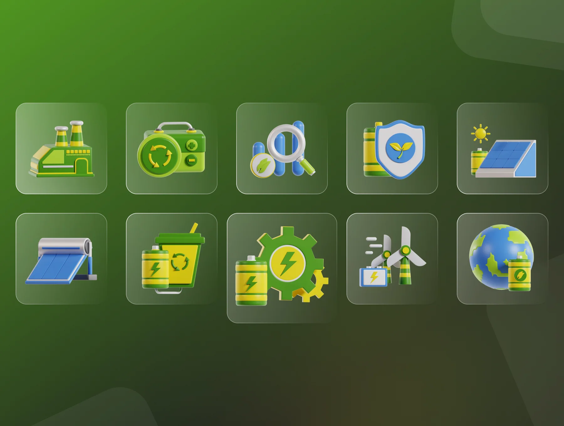 Innovative Energy 3D Icon Pack 8