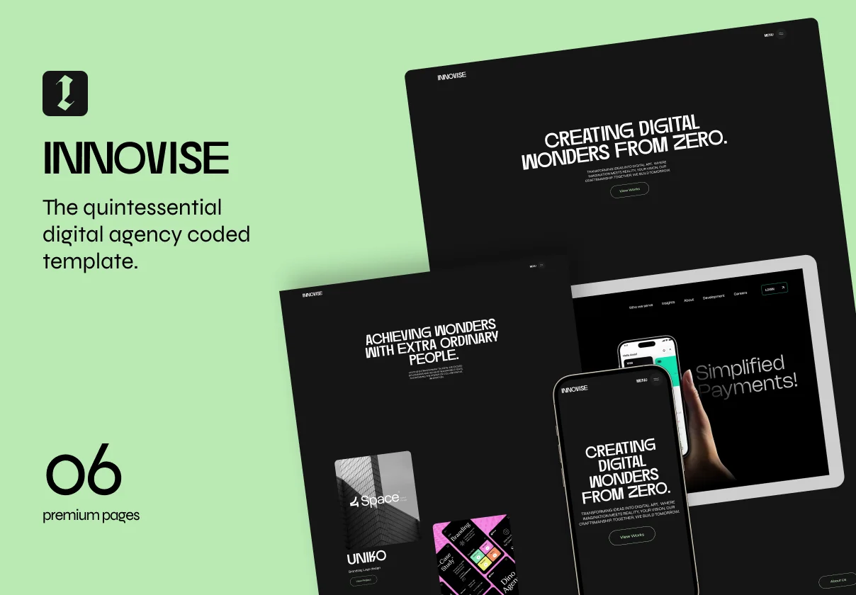 Innovise | Digital Agency template