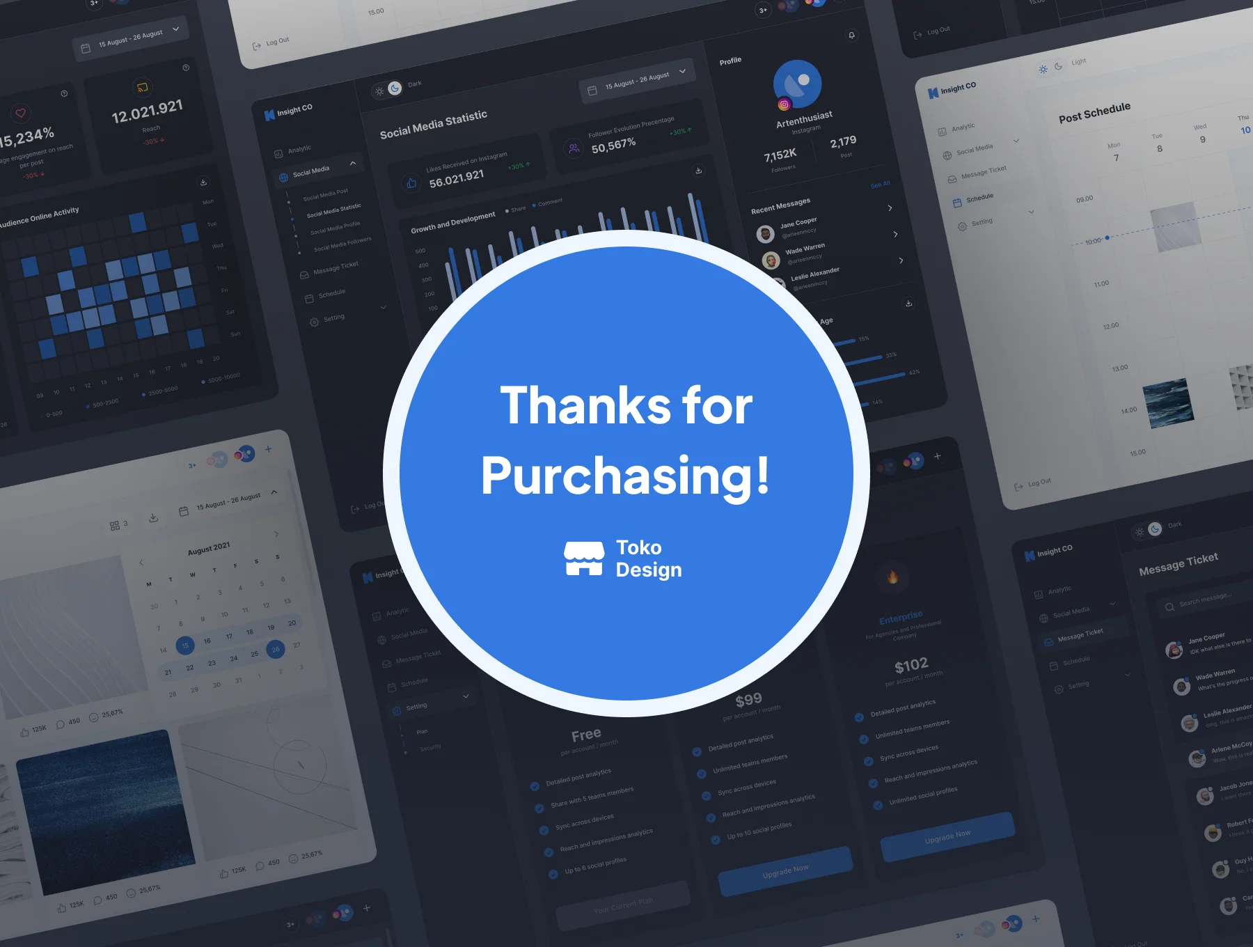 Insight - Dashboard UI Kit 6