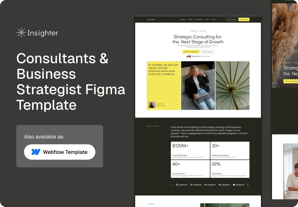 Insighter - Consulting & Advisory Figma Template