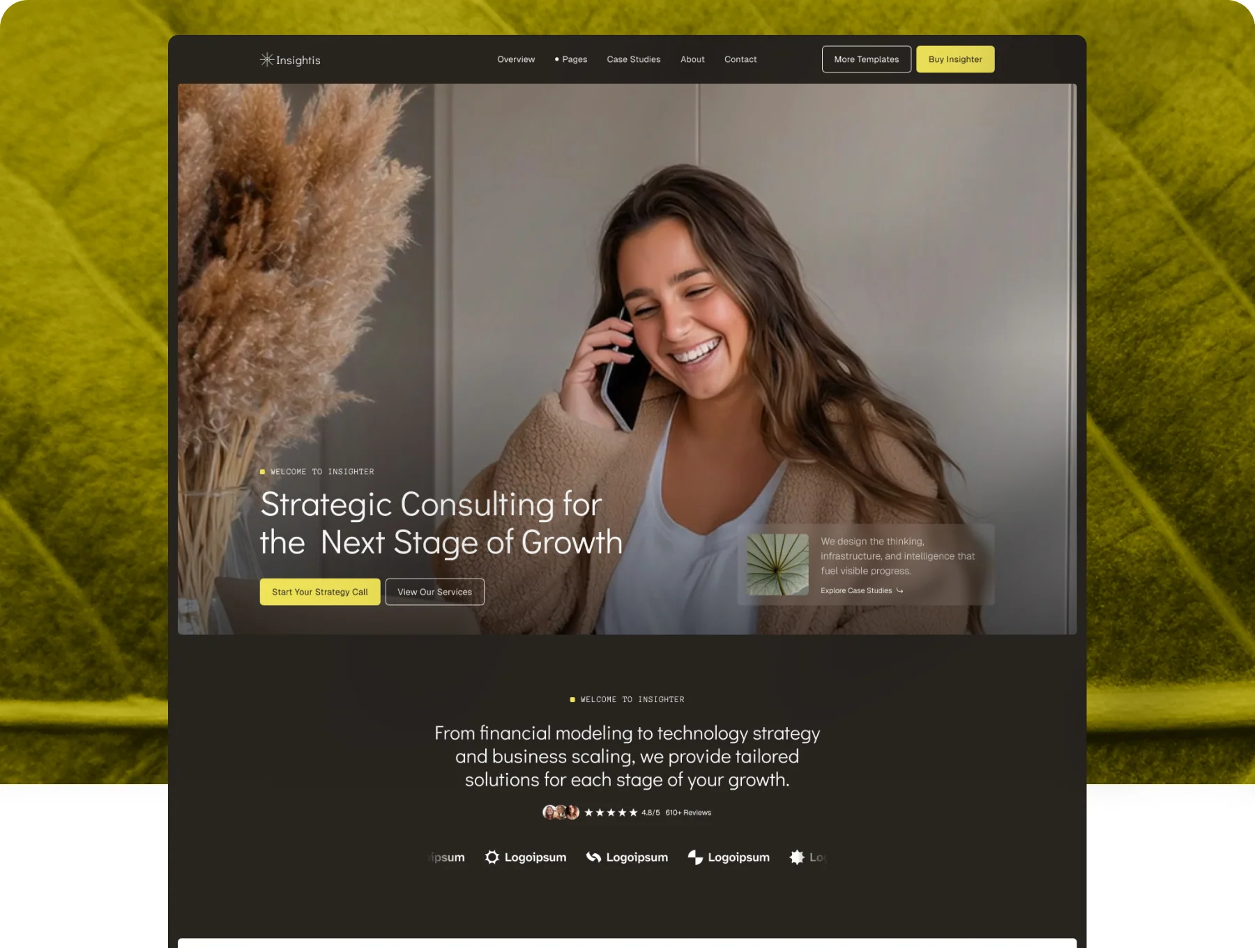 Insighter - Consulting & Advisory Figma Template