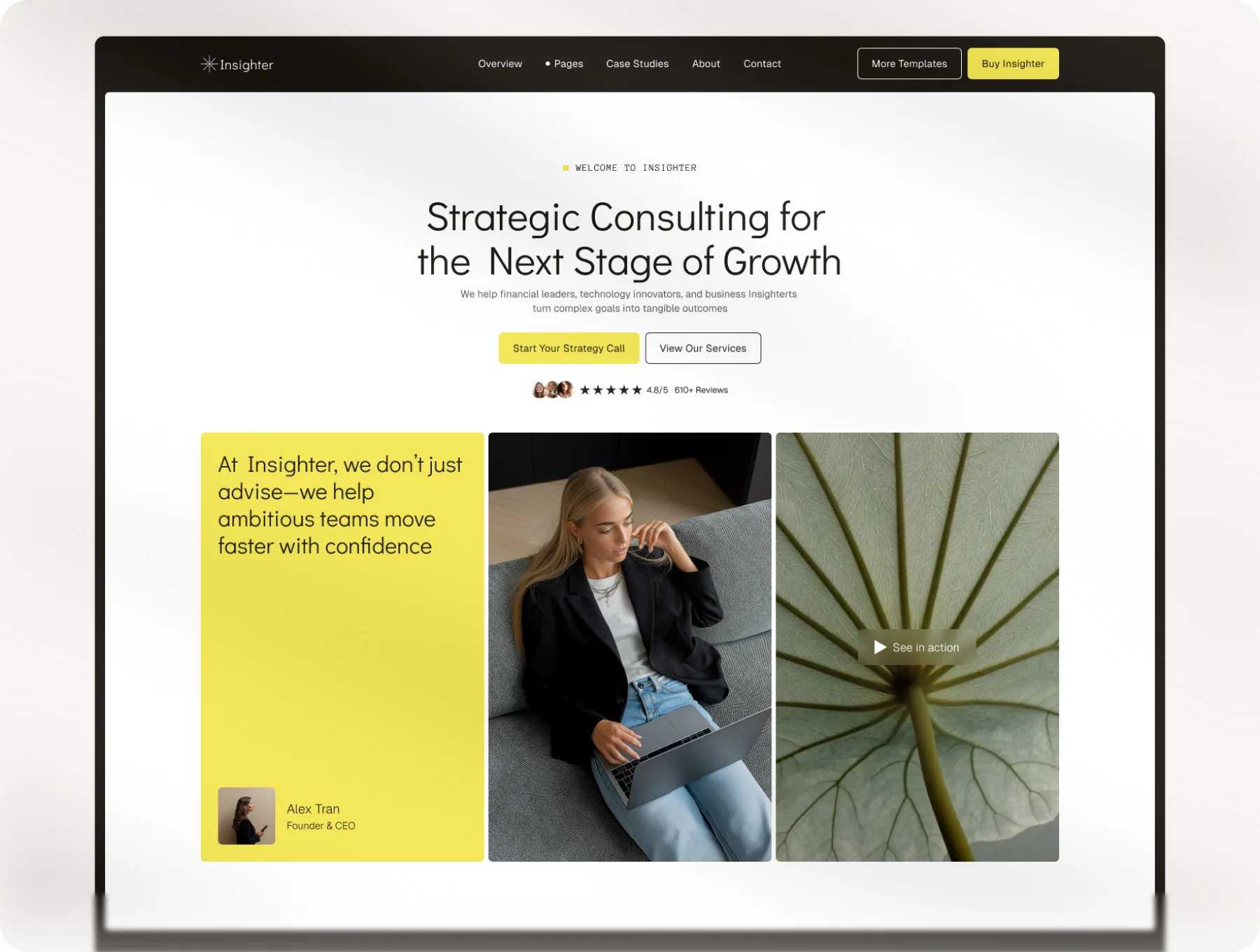 Insighter - Consulting & Advisory Figma Template 2