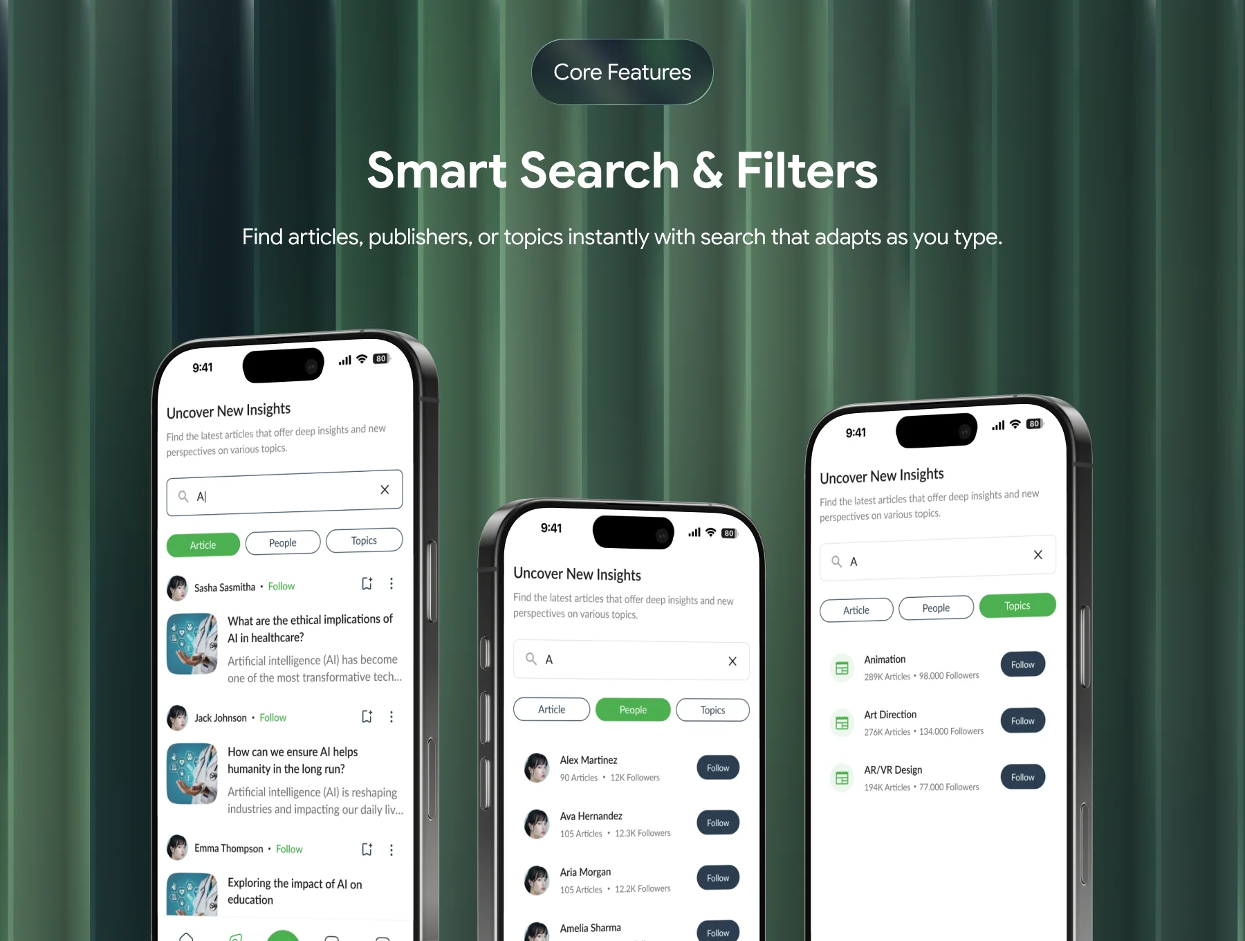 Inspirely - Blog & News App UI Kit 7