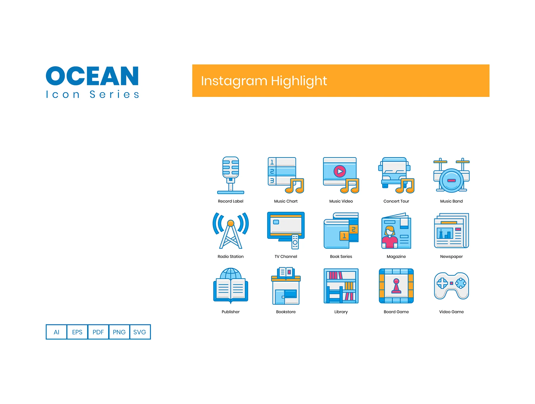 105 Instagram Highlight Cover Icons | Ocean Series 7