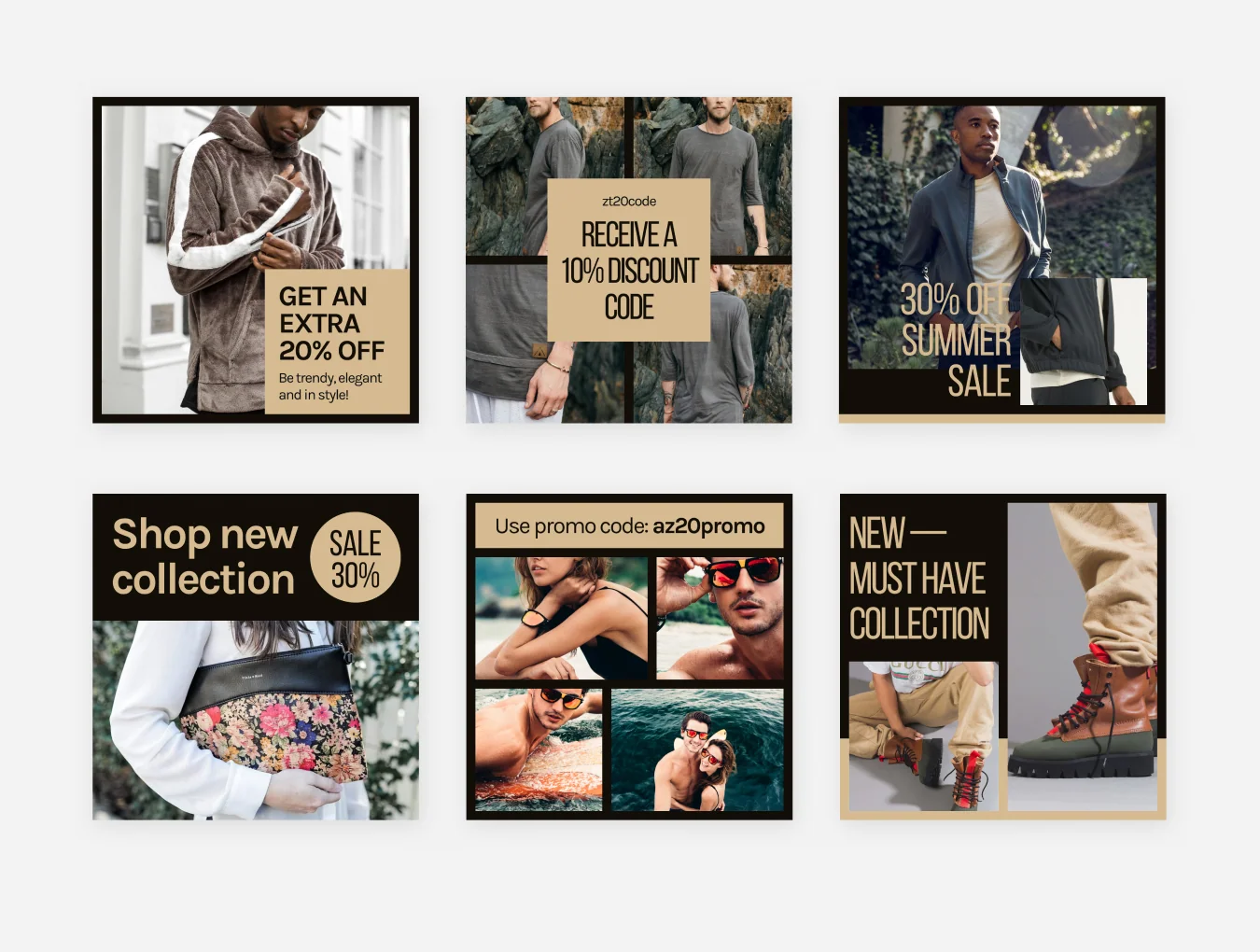Instagram Posts Pack 4