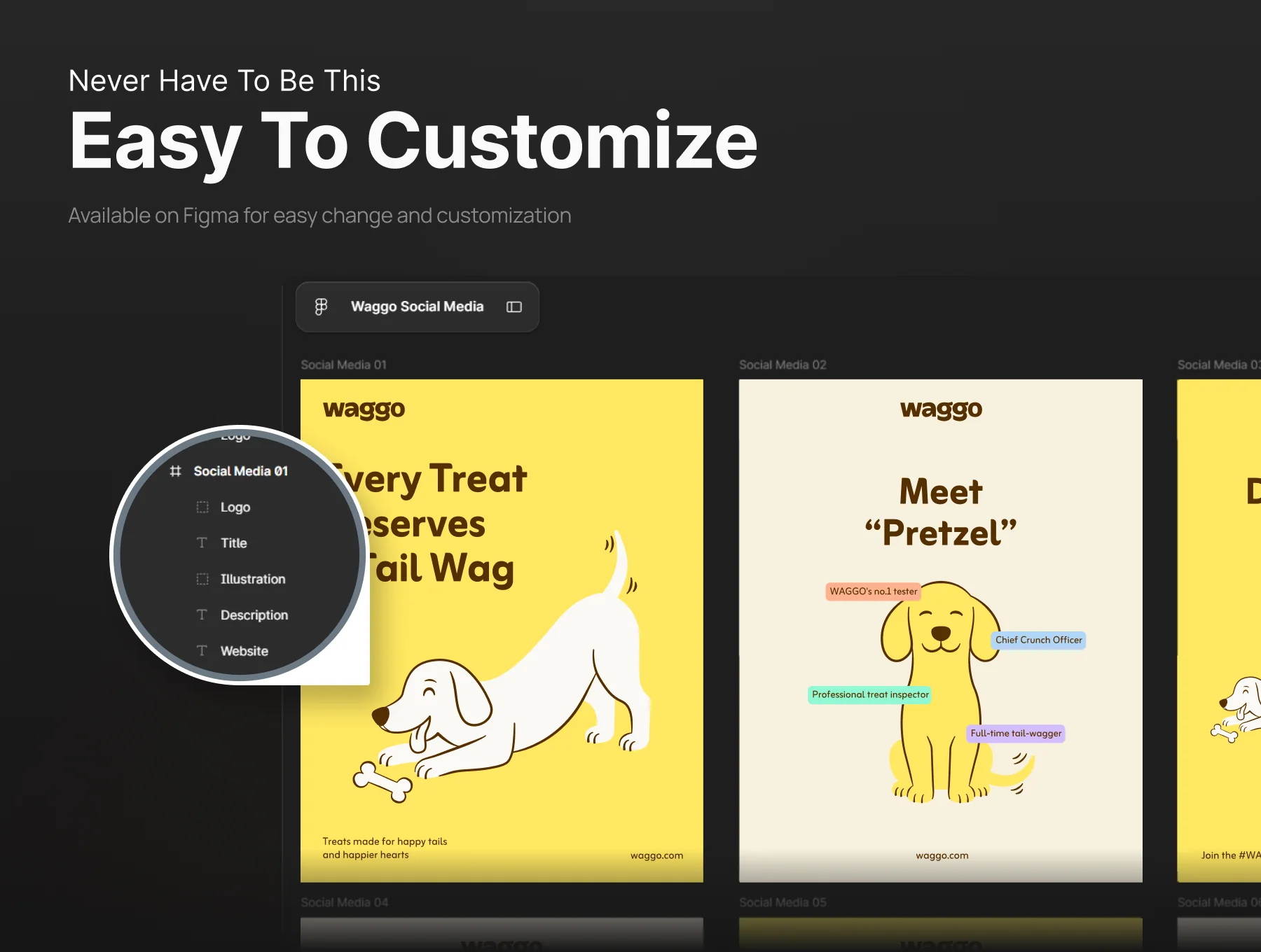 Instagram Social Media Template Pet Food & Dog Treat 2