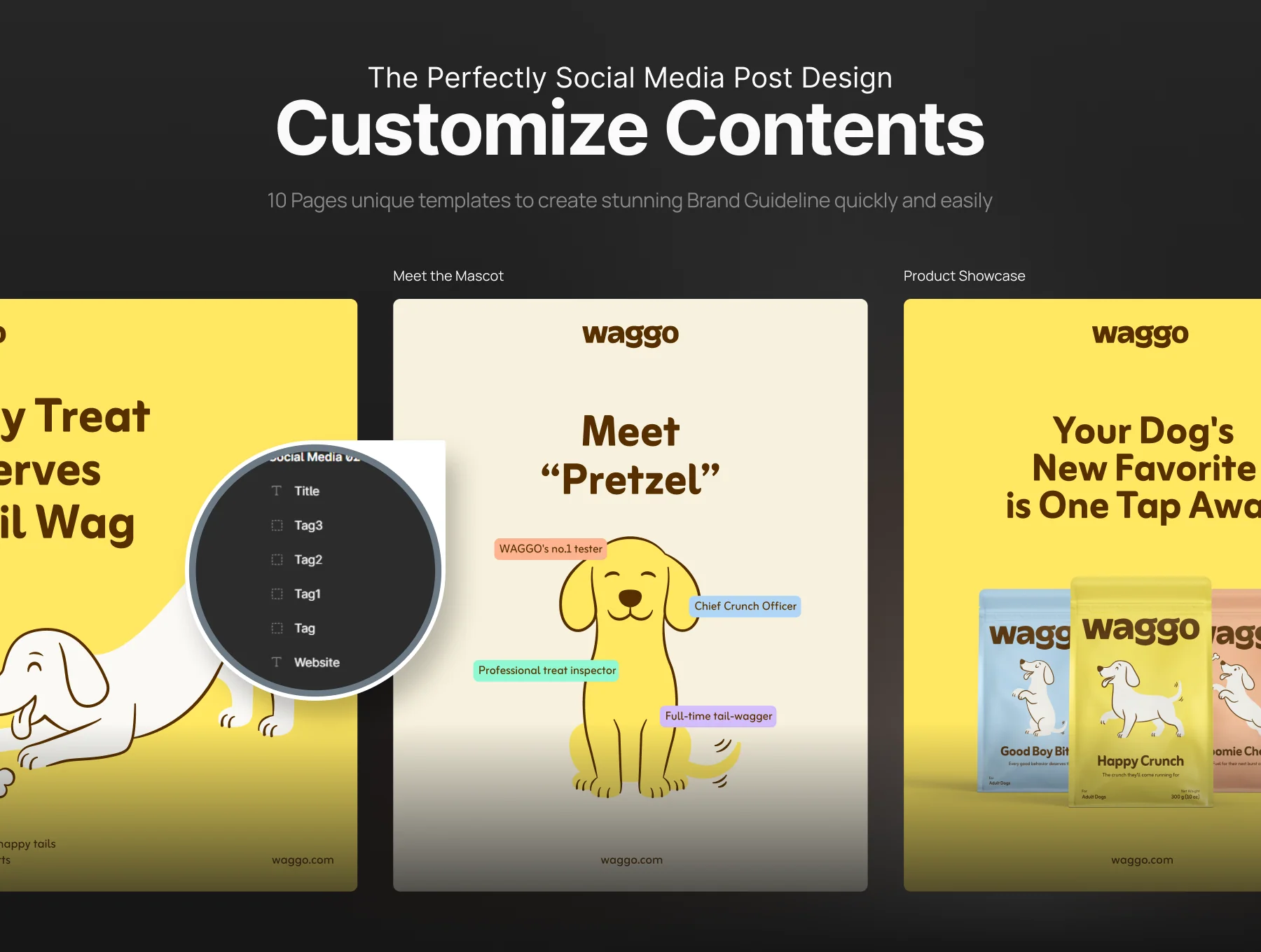 Instagram Social Media Template Pet Food & Dog Treat 3