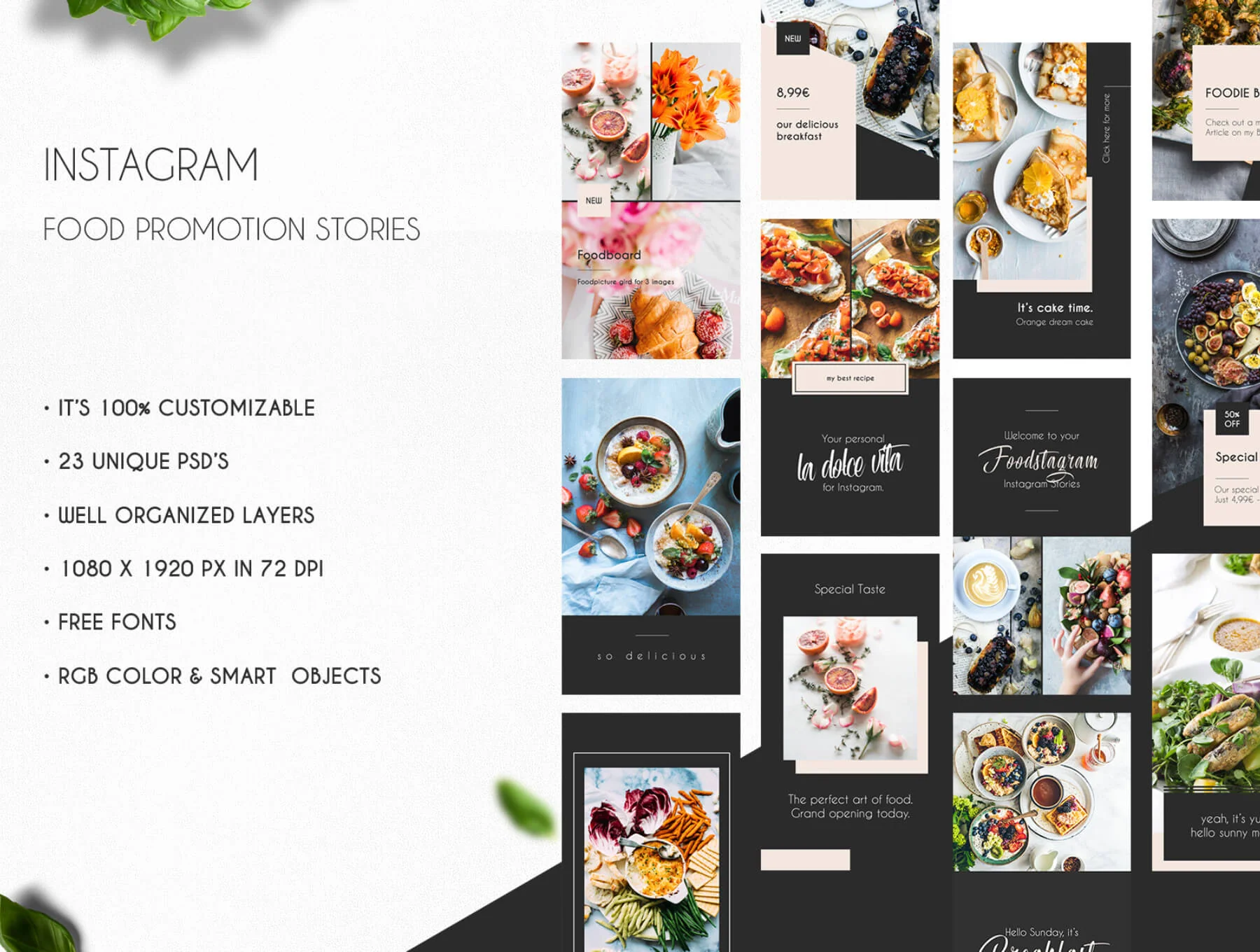 Instagram Stories Template Dark 2