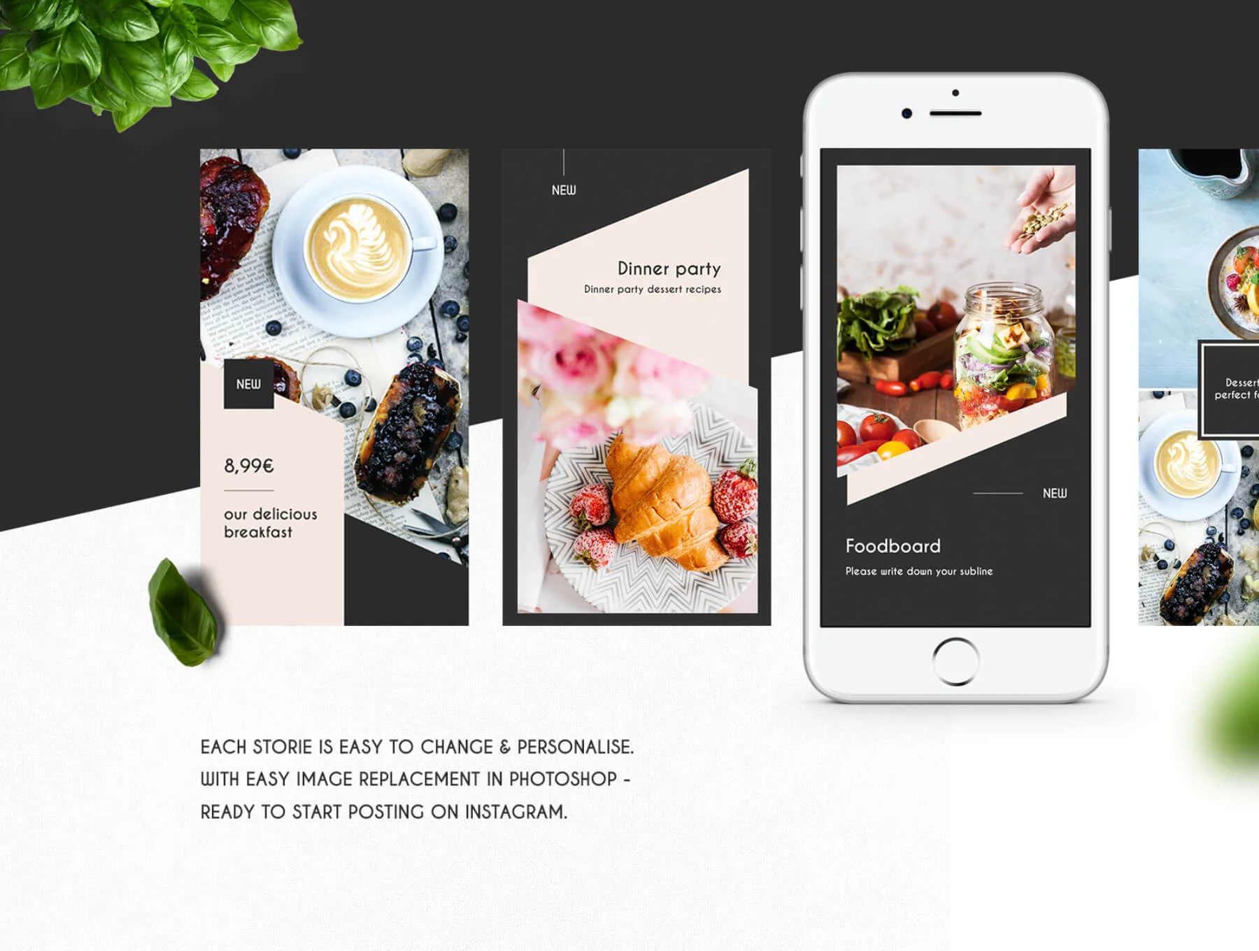 Instagram Stories Template Dark 4