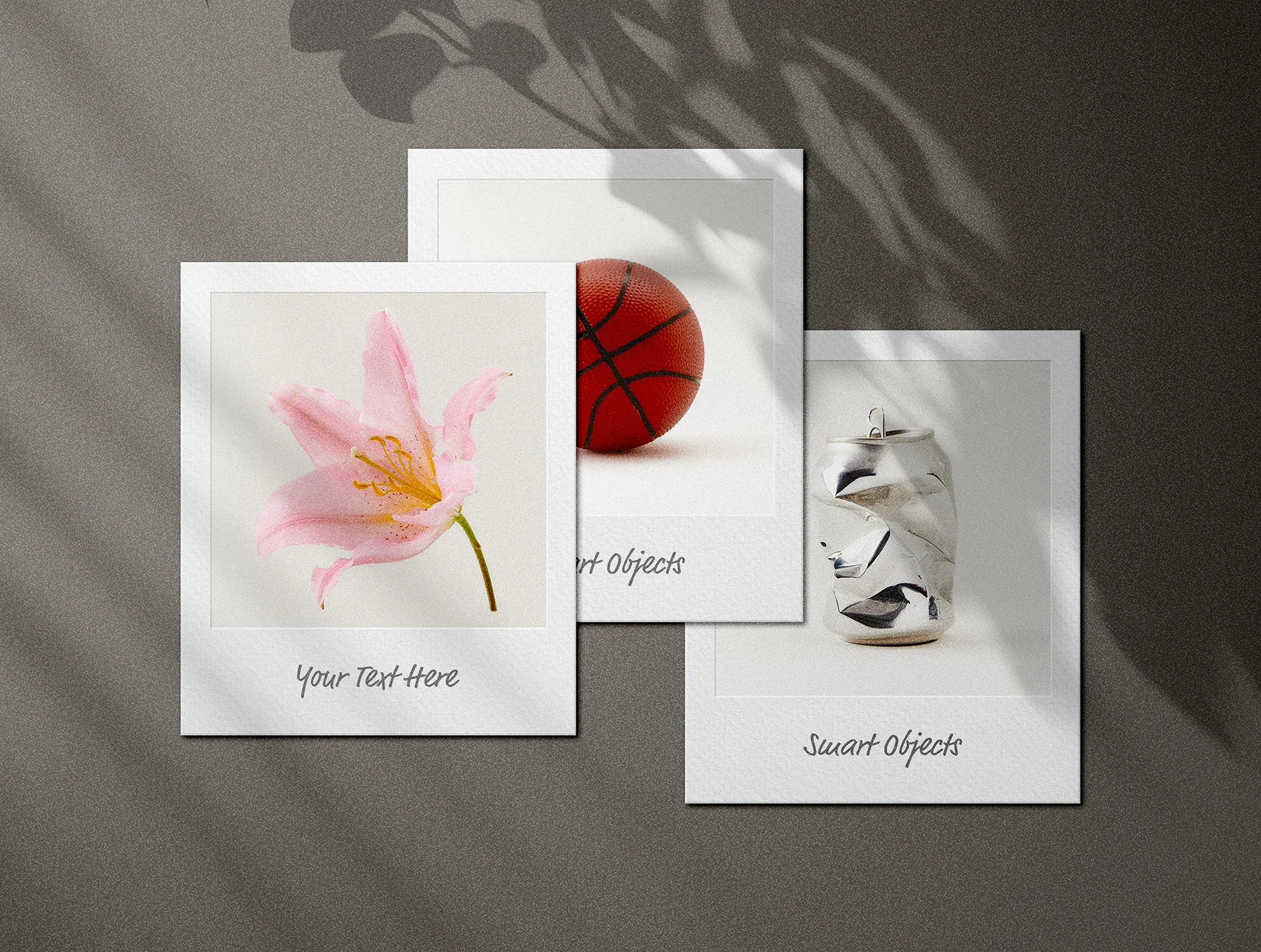 Instant Polaroid Frame Mockups Collection 6