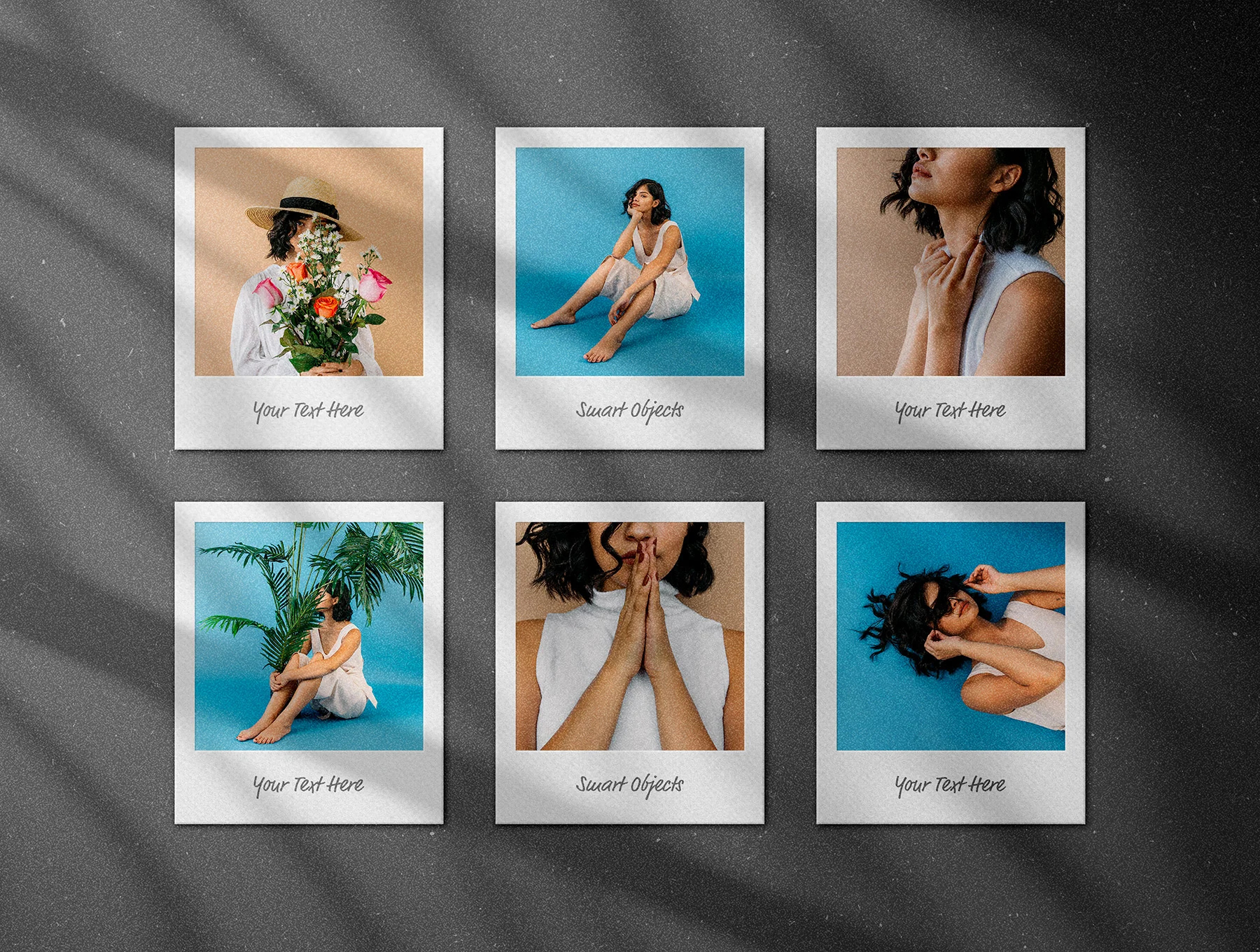 Instant Polaroid Frame Mockups Collection 7