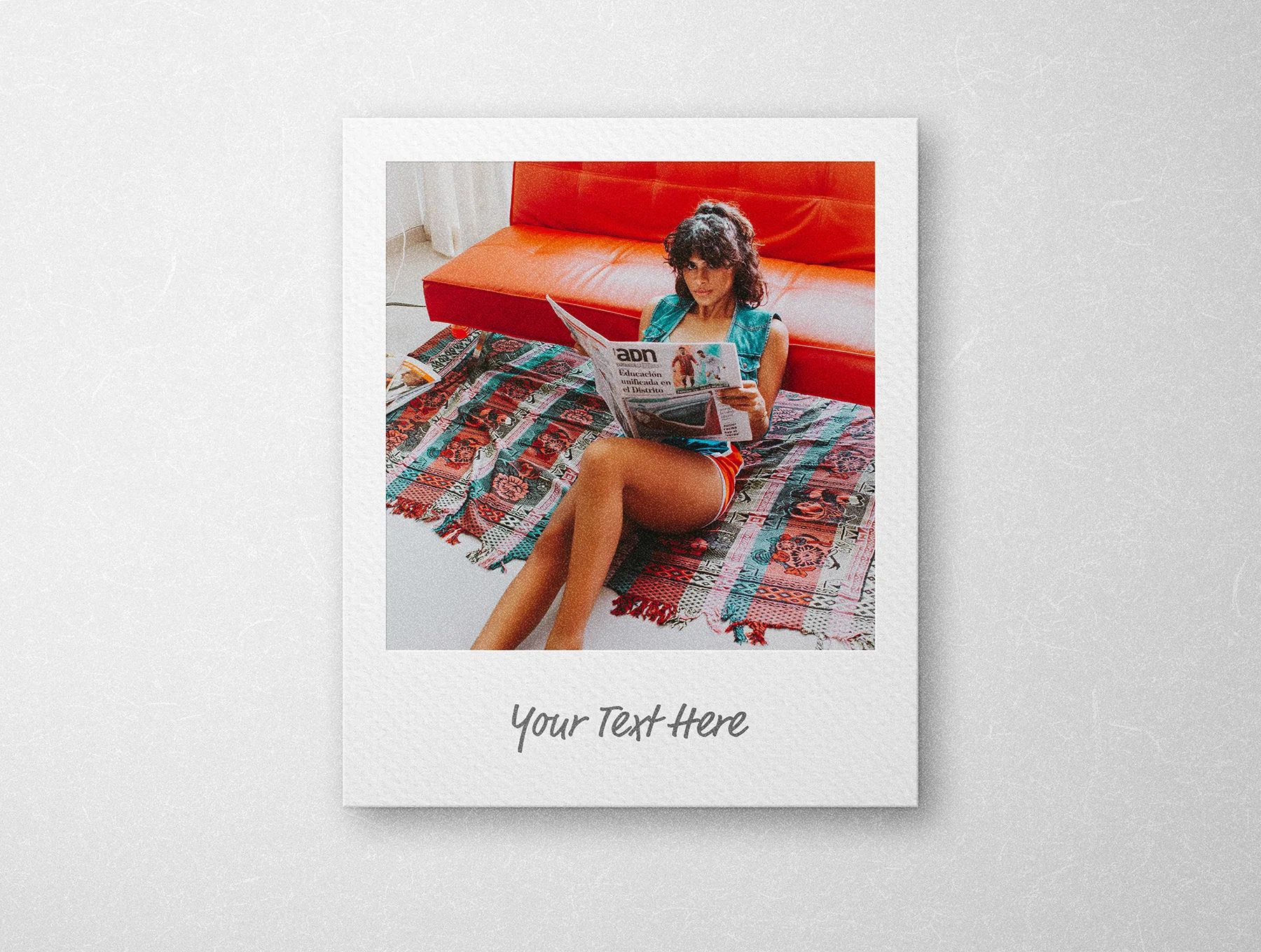 Instant Polaroid Frame Mockups Collection 8