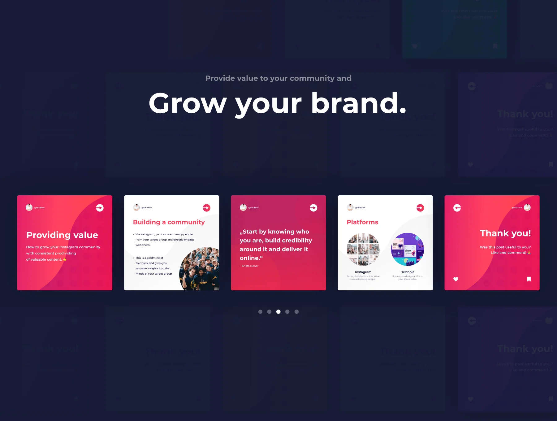 Instart | Instagram & Social Media Kit 2