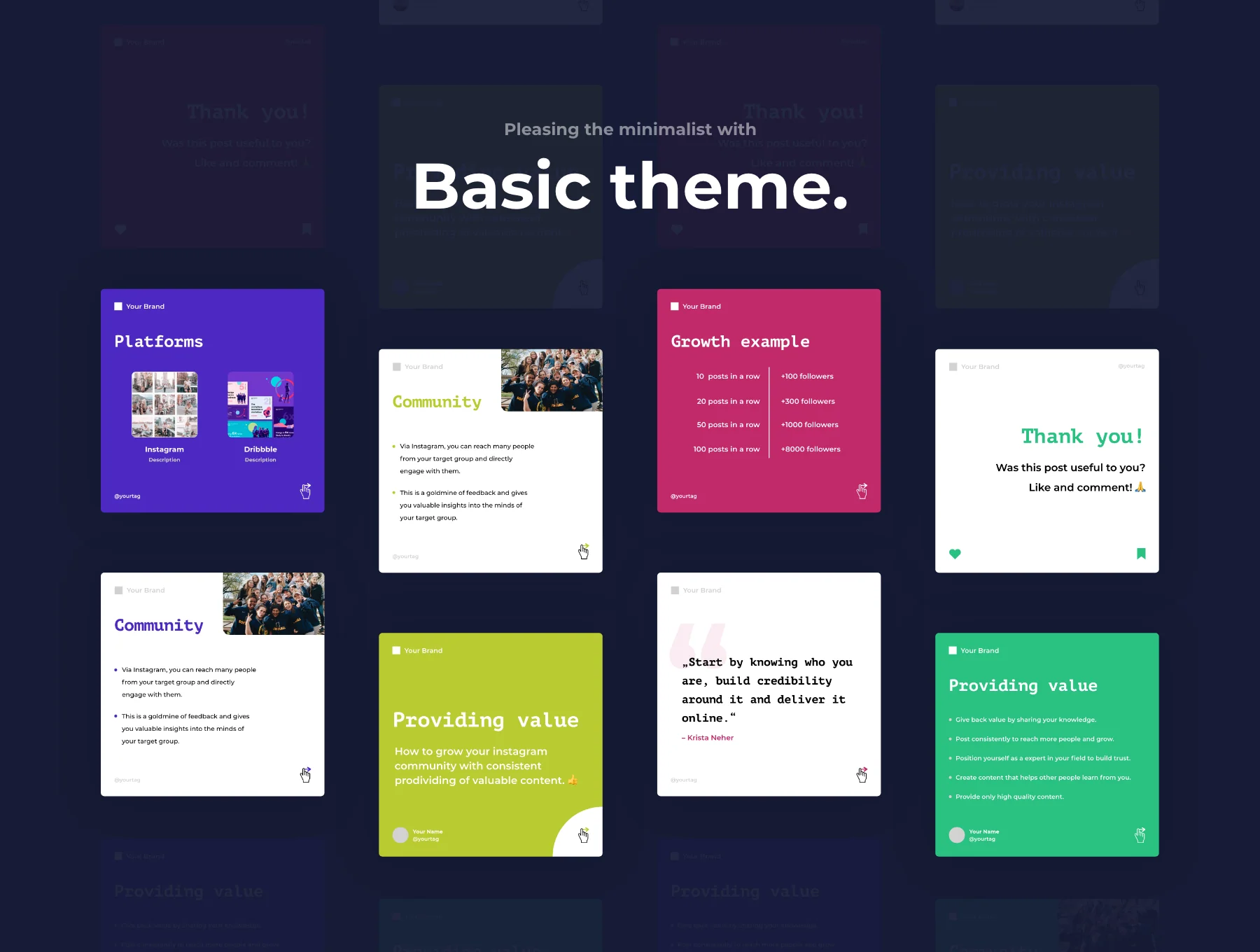 Instart | Instagram & Social Media Kit 3