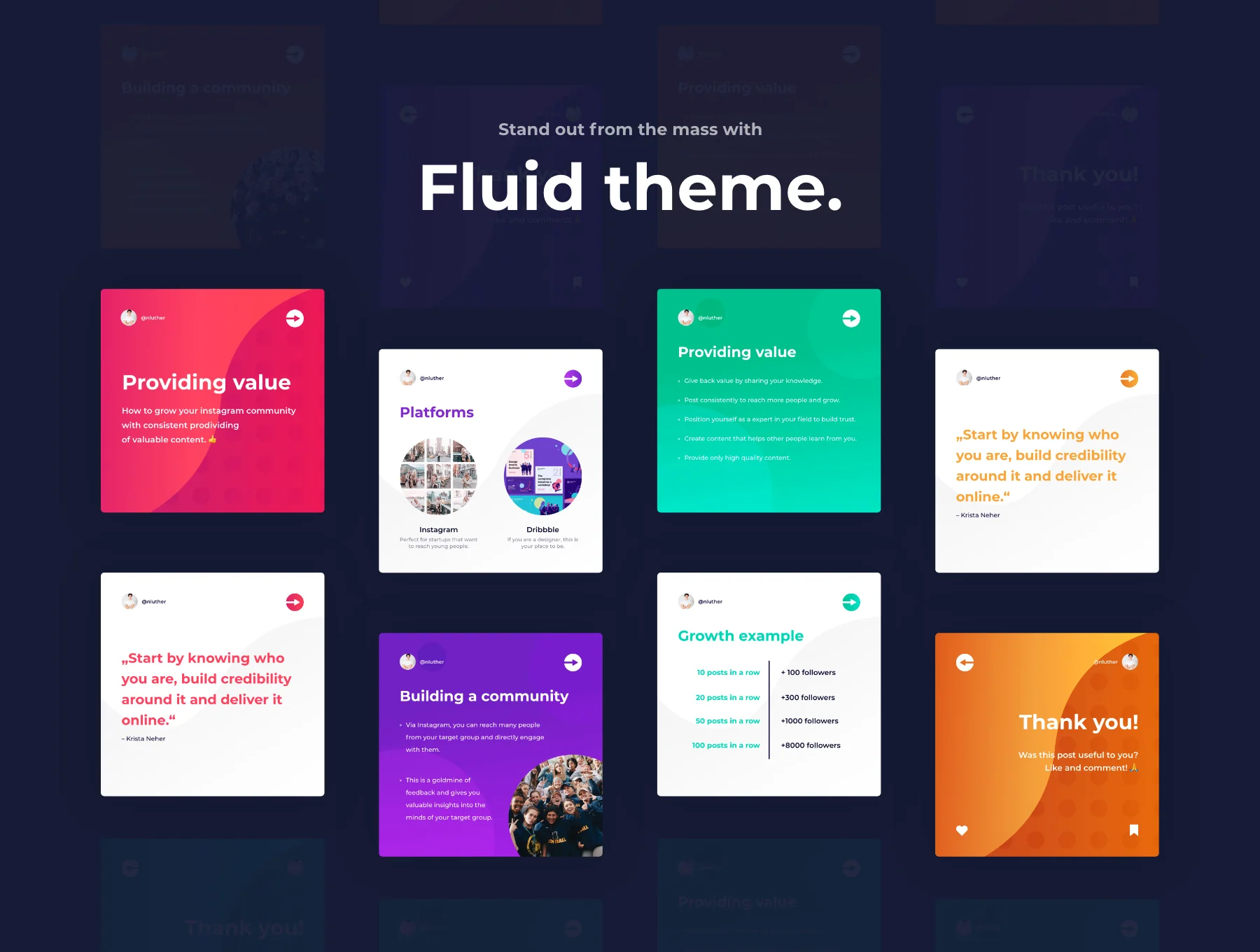 Instart | Instagram & Social Media Kit 4