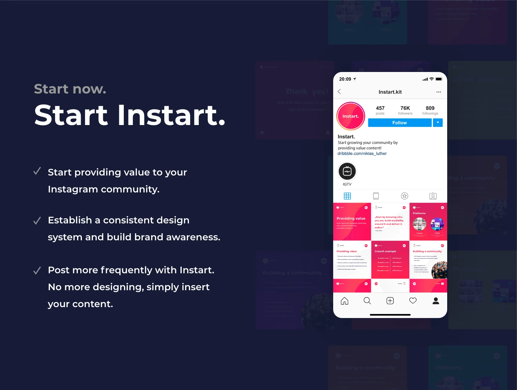 Instart | Instagram & Social Media Kit 5