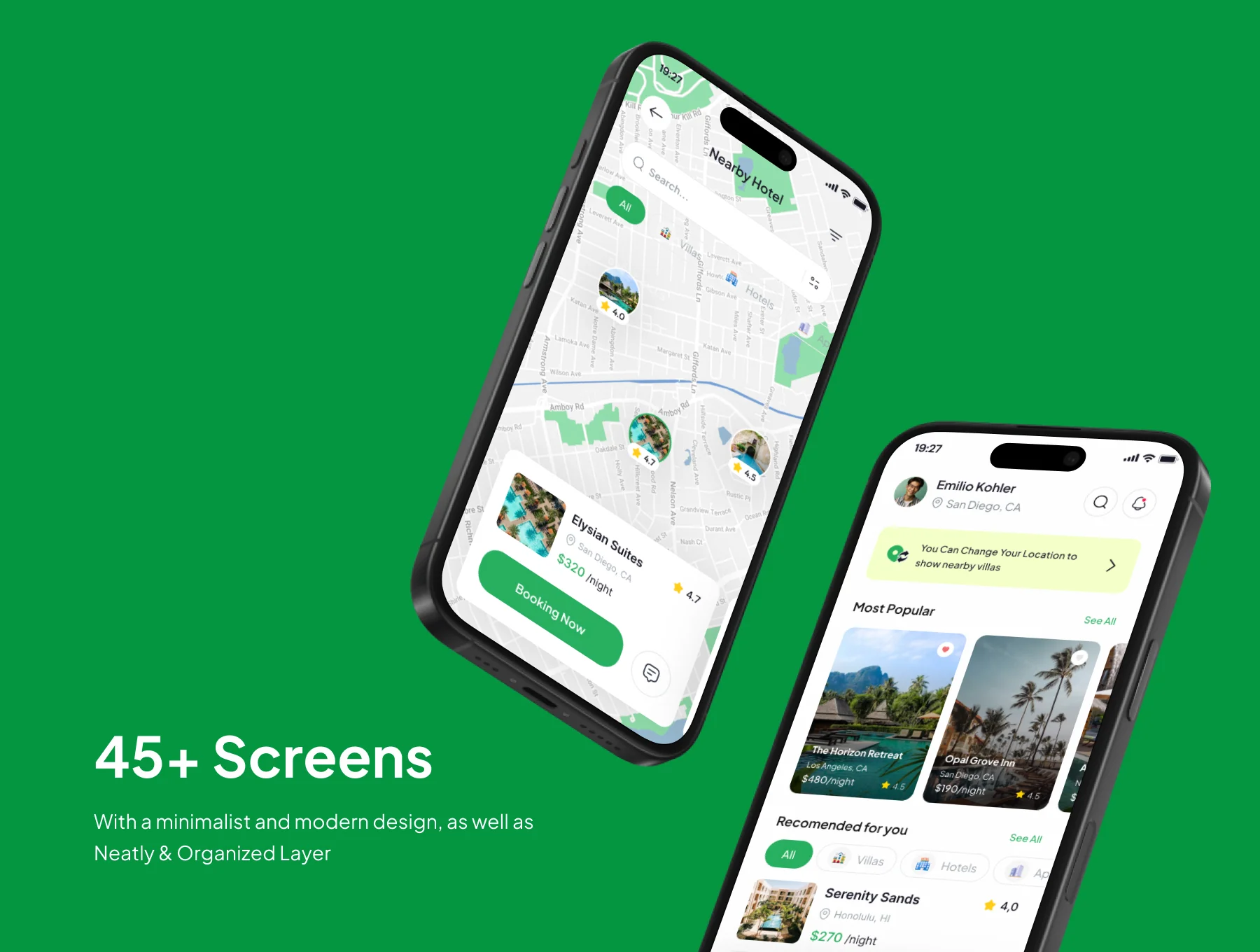 InstaStay - Hotel Booking App UI Kits 3