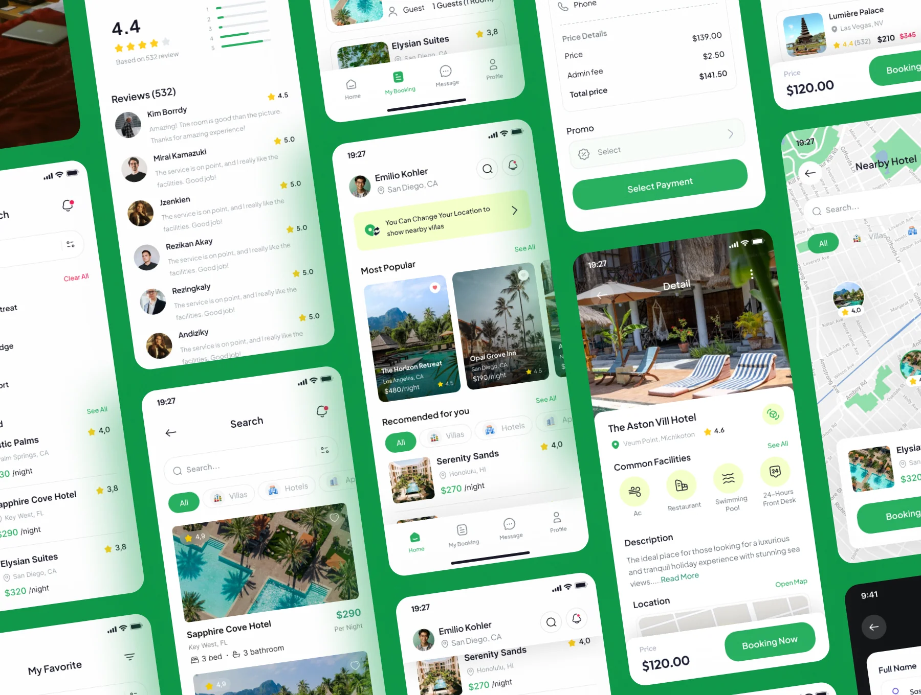 InstaStay - Hotel Booking App UI Kits 5