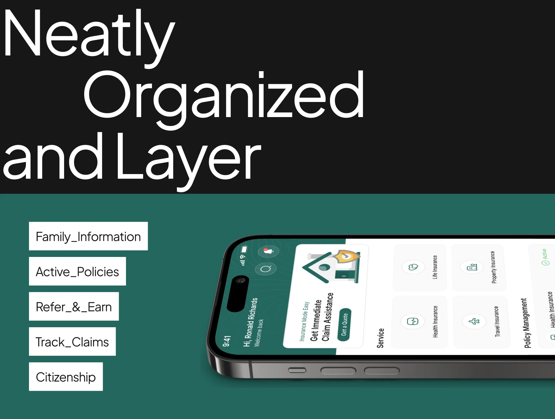 Insurance App UI Kit 4